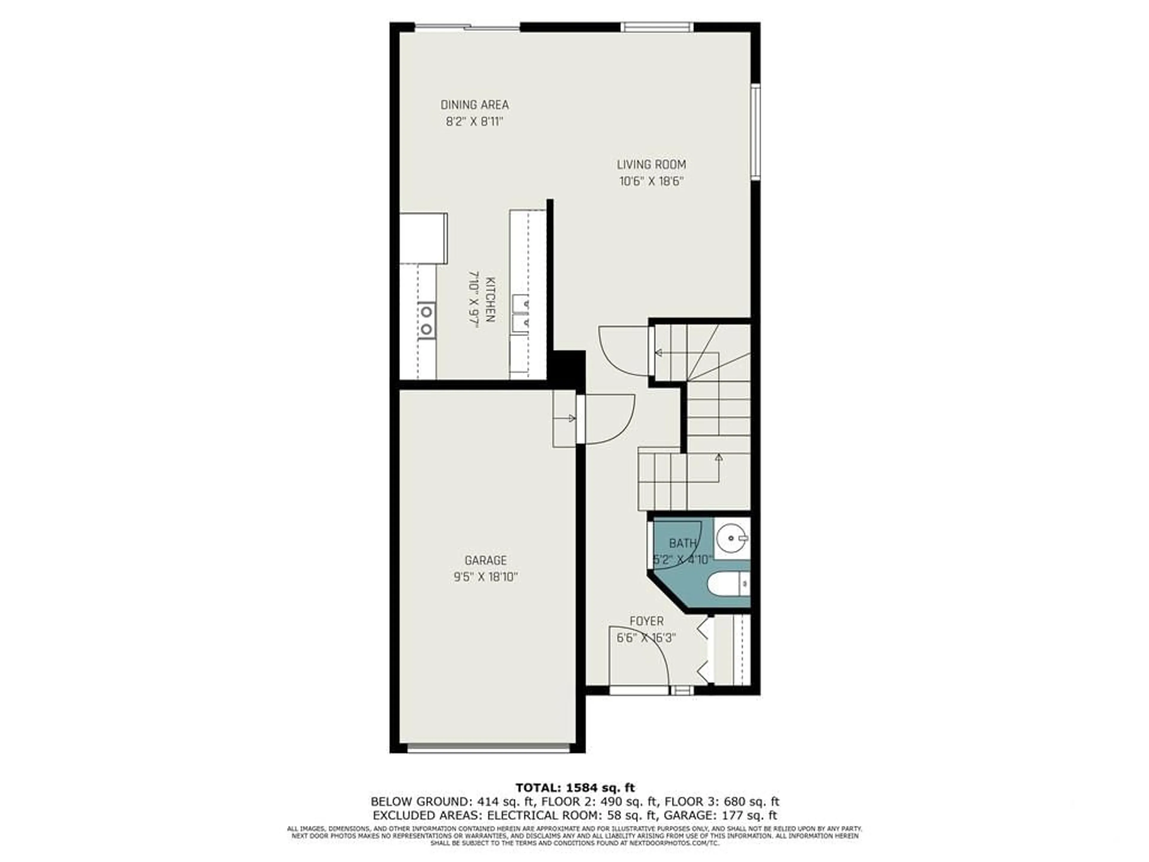 Floor plan for 2918 MILLSTREAM Way, Ottawa Ontario K1T 4A4