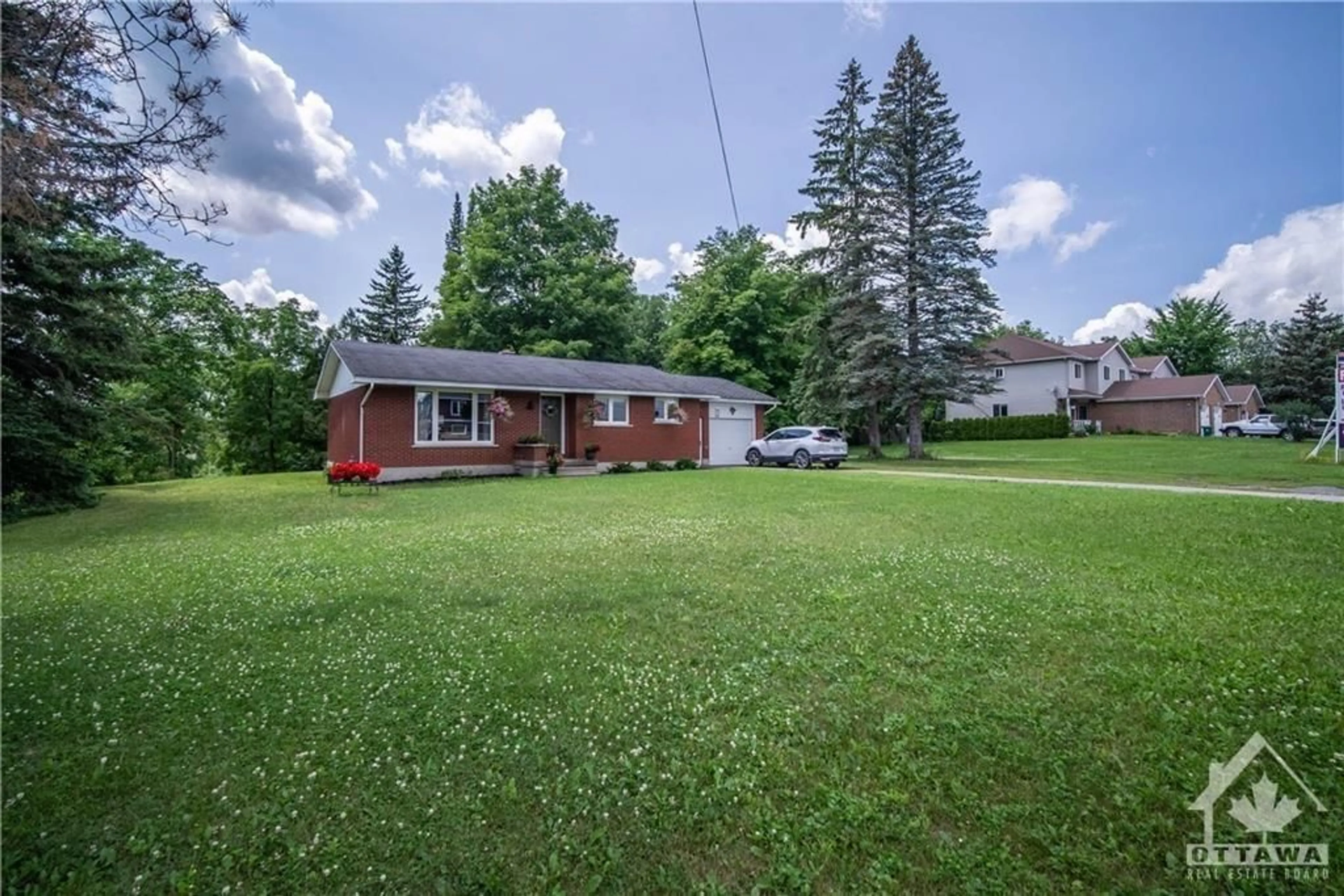 Frontside or backside of a home, the fenced backyard for 3785 CARP Rd, Carp Ontario K0A 1L0