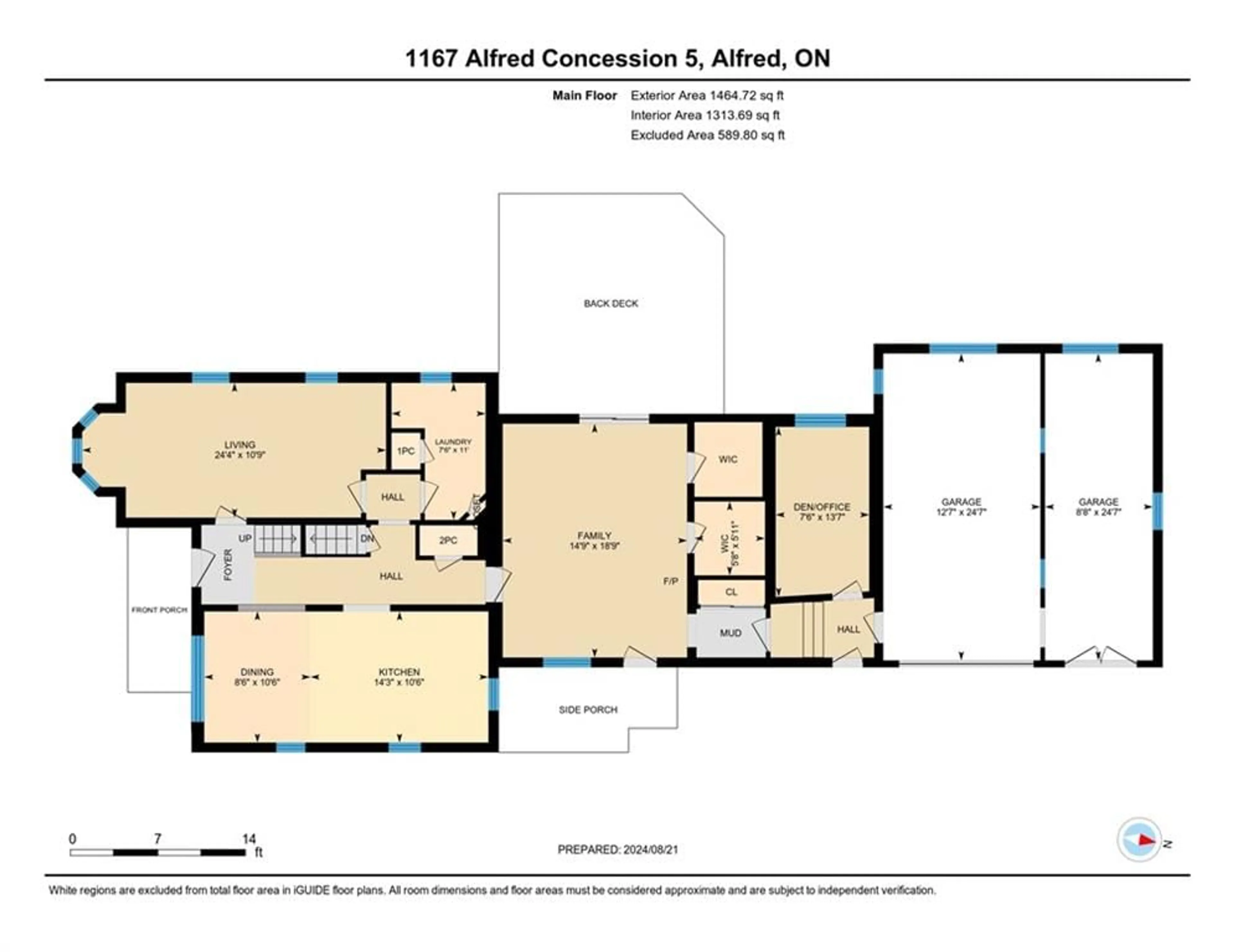 Floor plan for 1167 CONCESSION 5 Rd, Alfred Ontario K0A 1A0