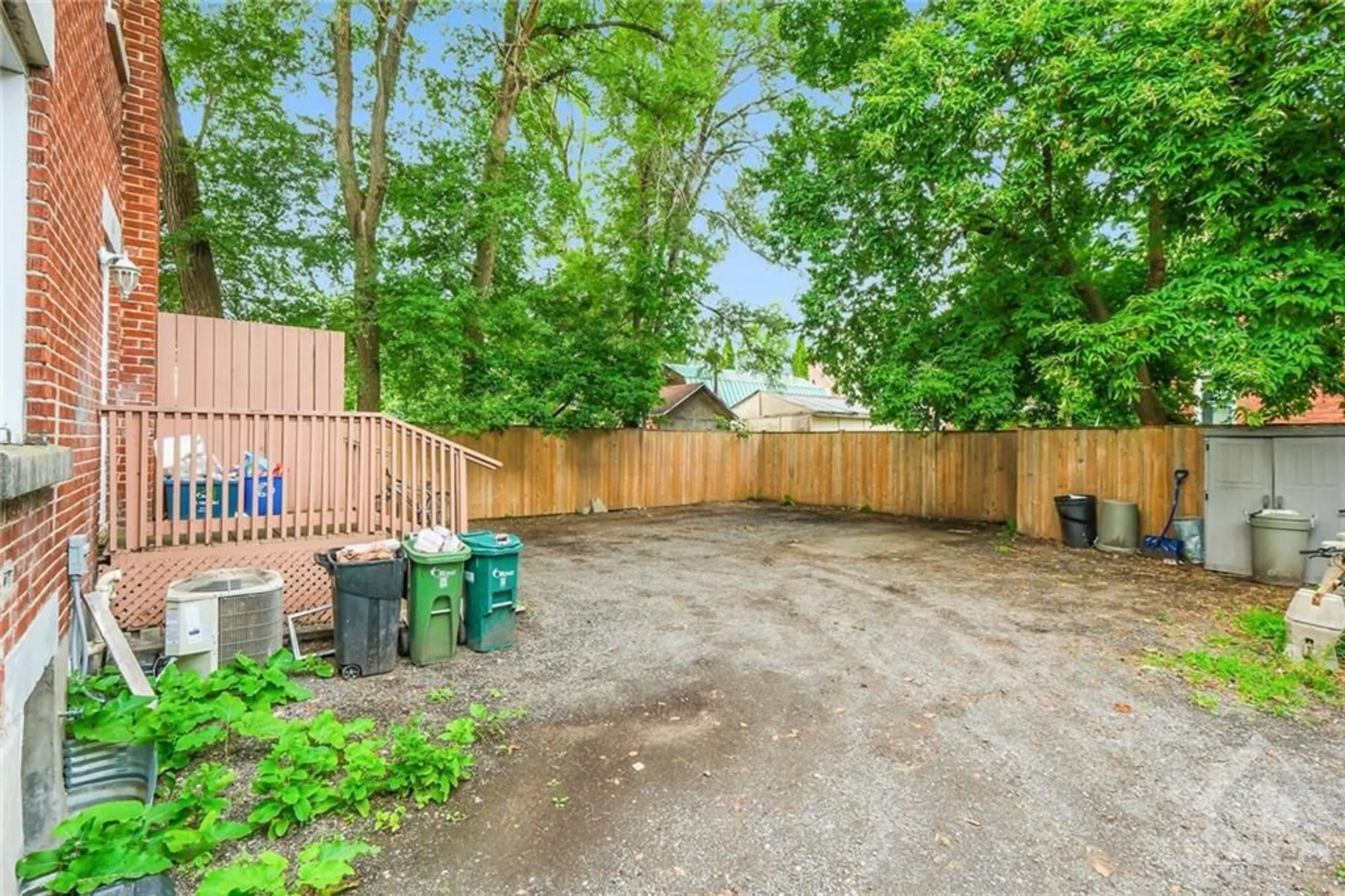 Patio, the fenced backyard for 177 GLEN Ave, Ottawa Ontario K1S 3A3