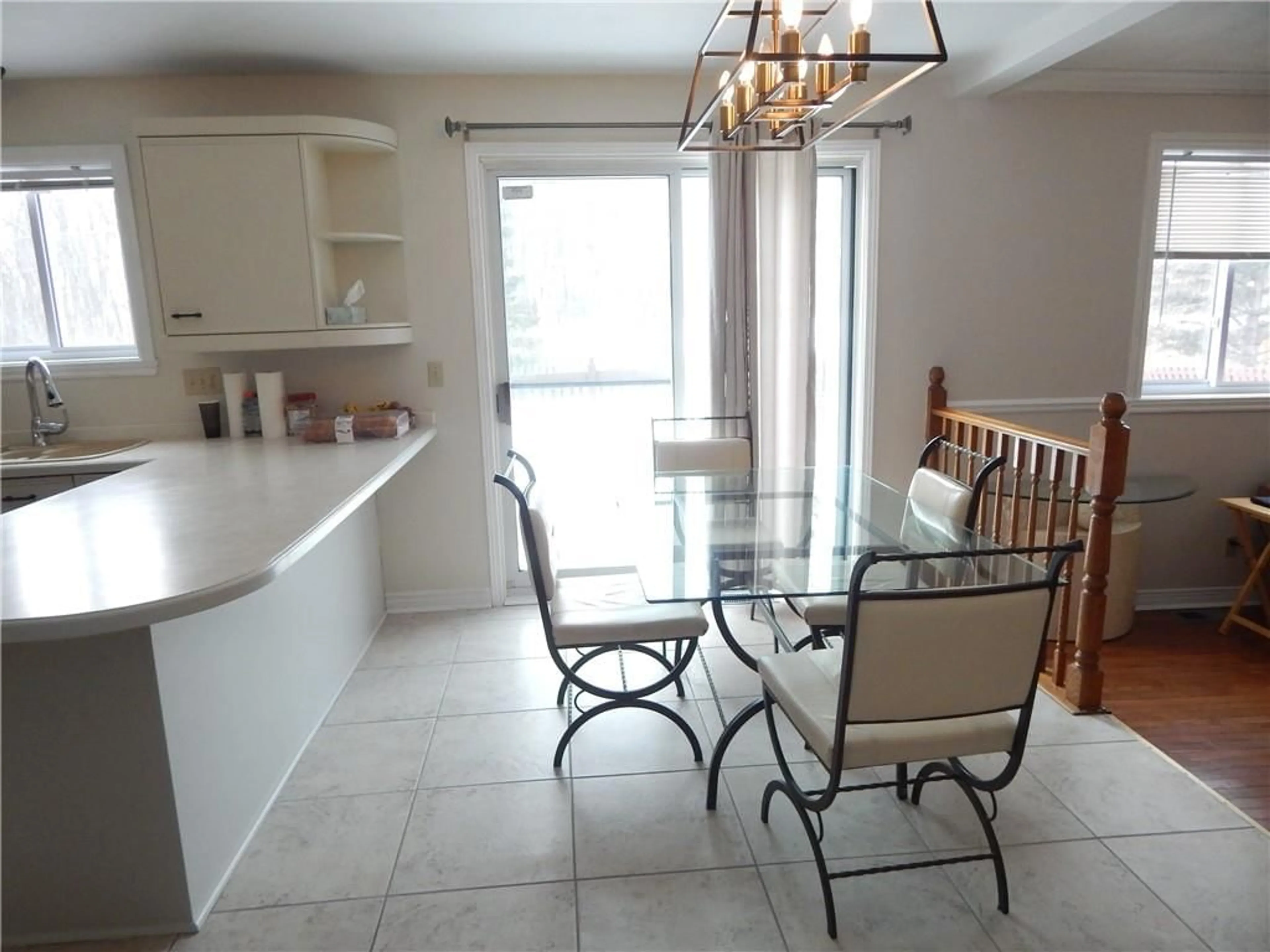 Dining room, ceramic floors, cottage for 1701 BLAKELY Dr, Cornwall Ontario K6J 5M6