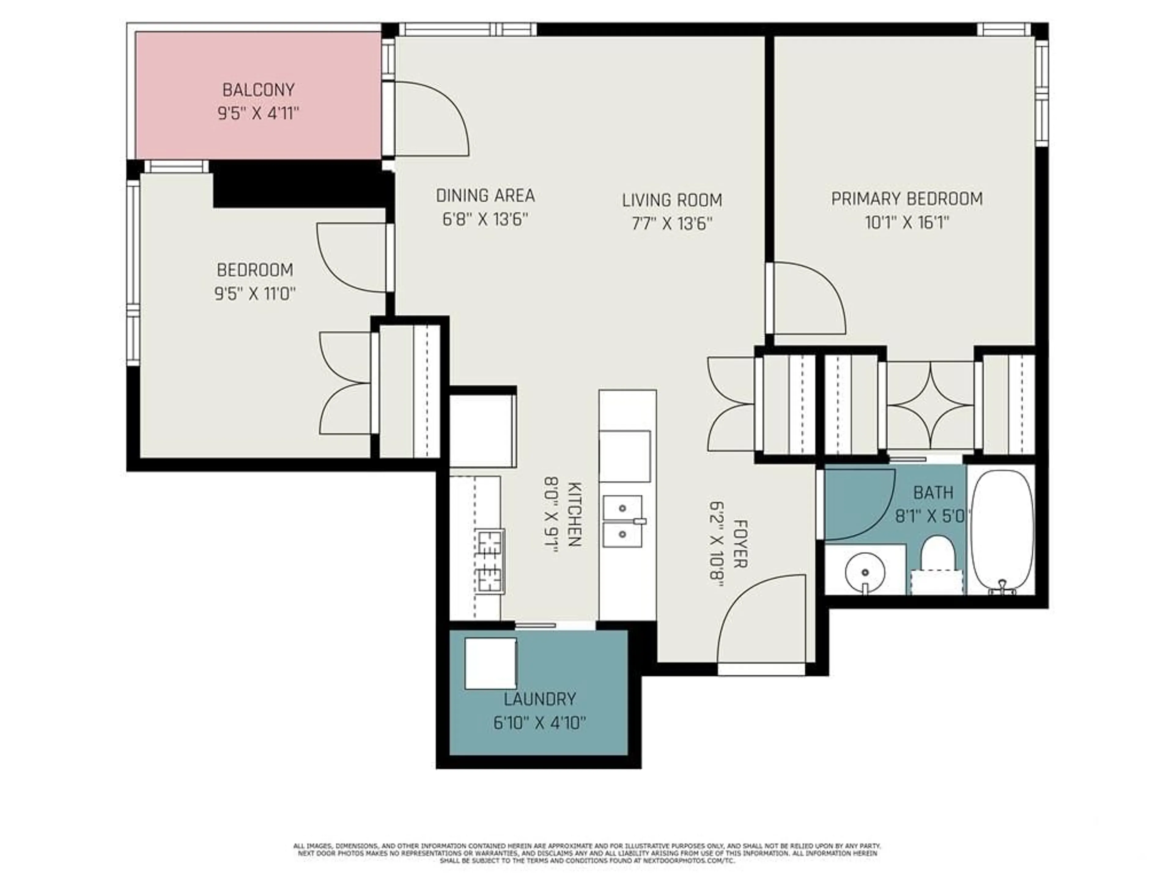 Floor plan for 575 BYRON Ave #506, Ottawa Ontario K2A 1R7