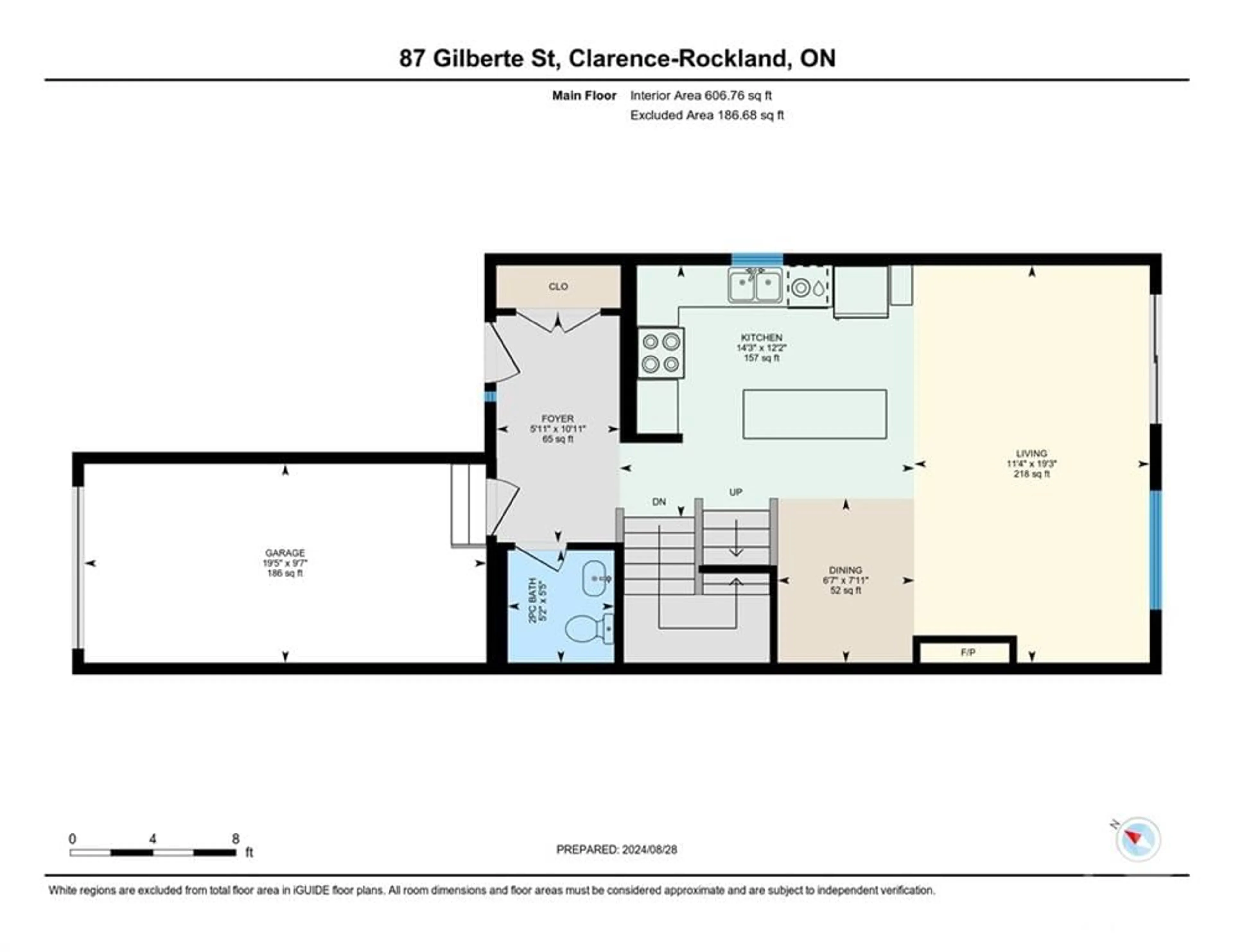 Floor plan for 87 GILBERTE St, Rockland Ontario K4K 1H4