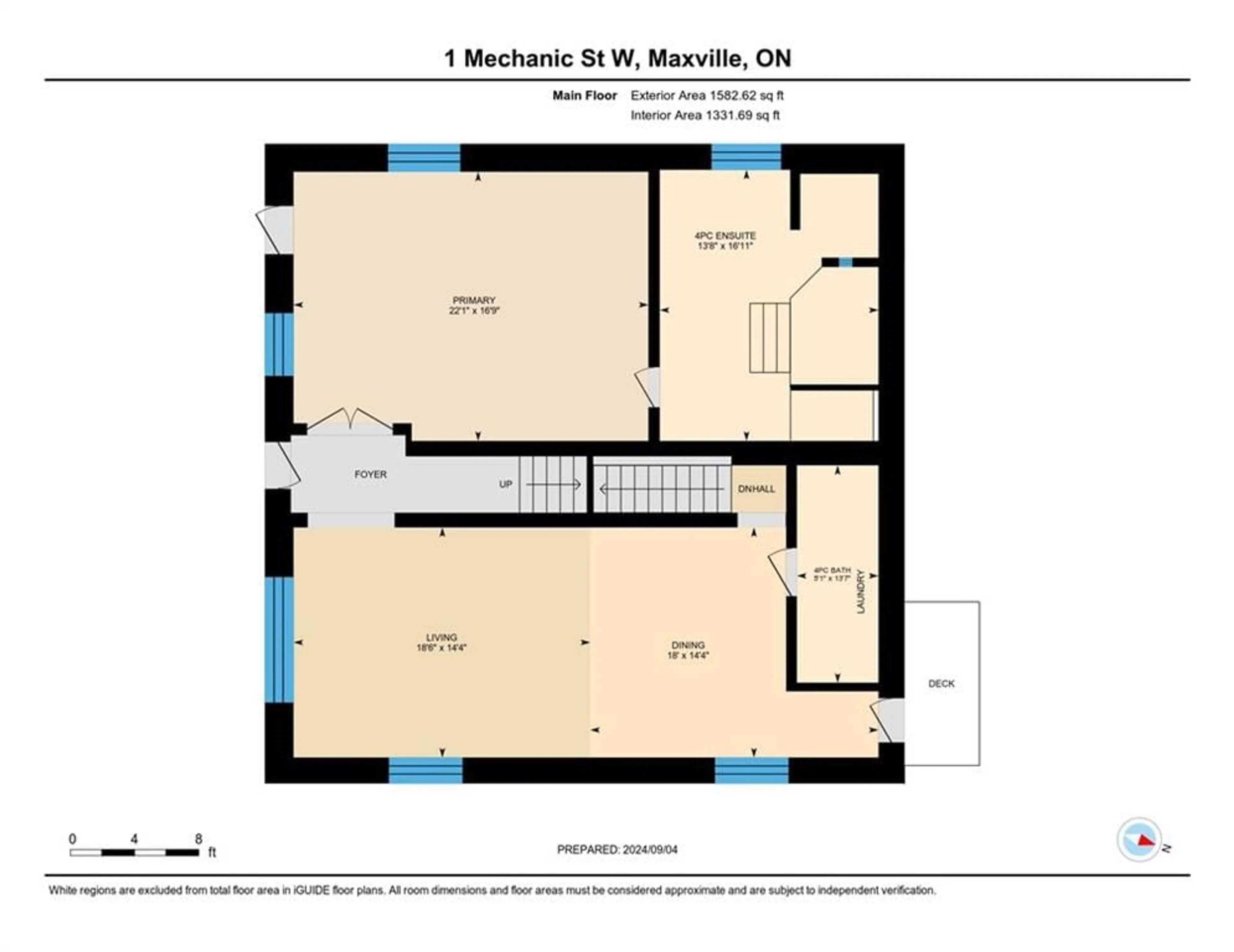 Floor plan for 1 MECHANIC St, Maxville Ontario K0C 1T0