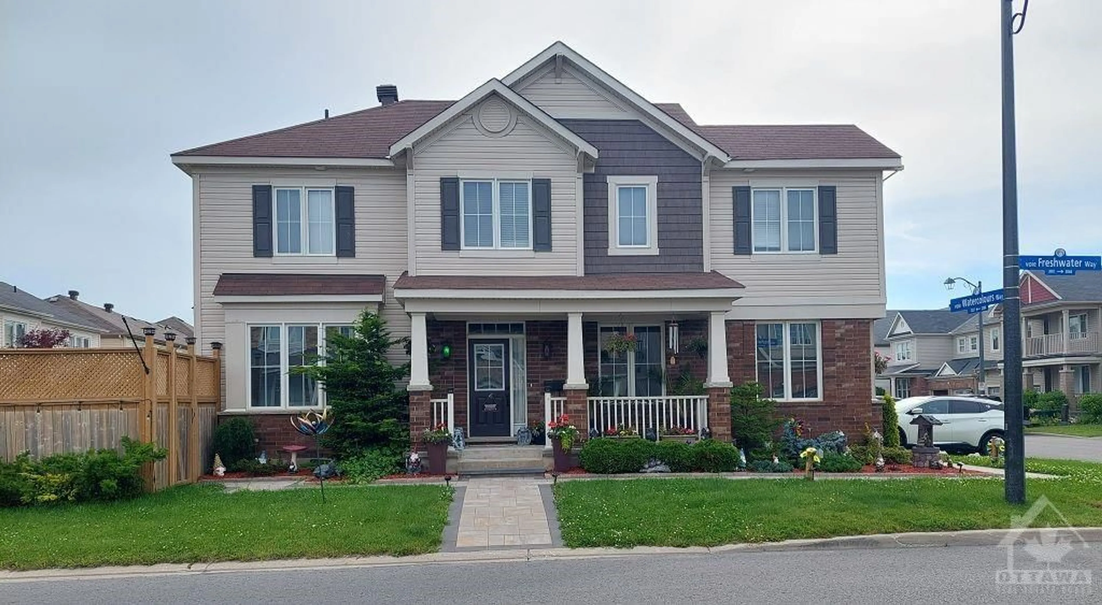 Home with brick exterior material for 2200 WATERCOLOURS Way, Ottawa Ontario K2J 5J8