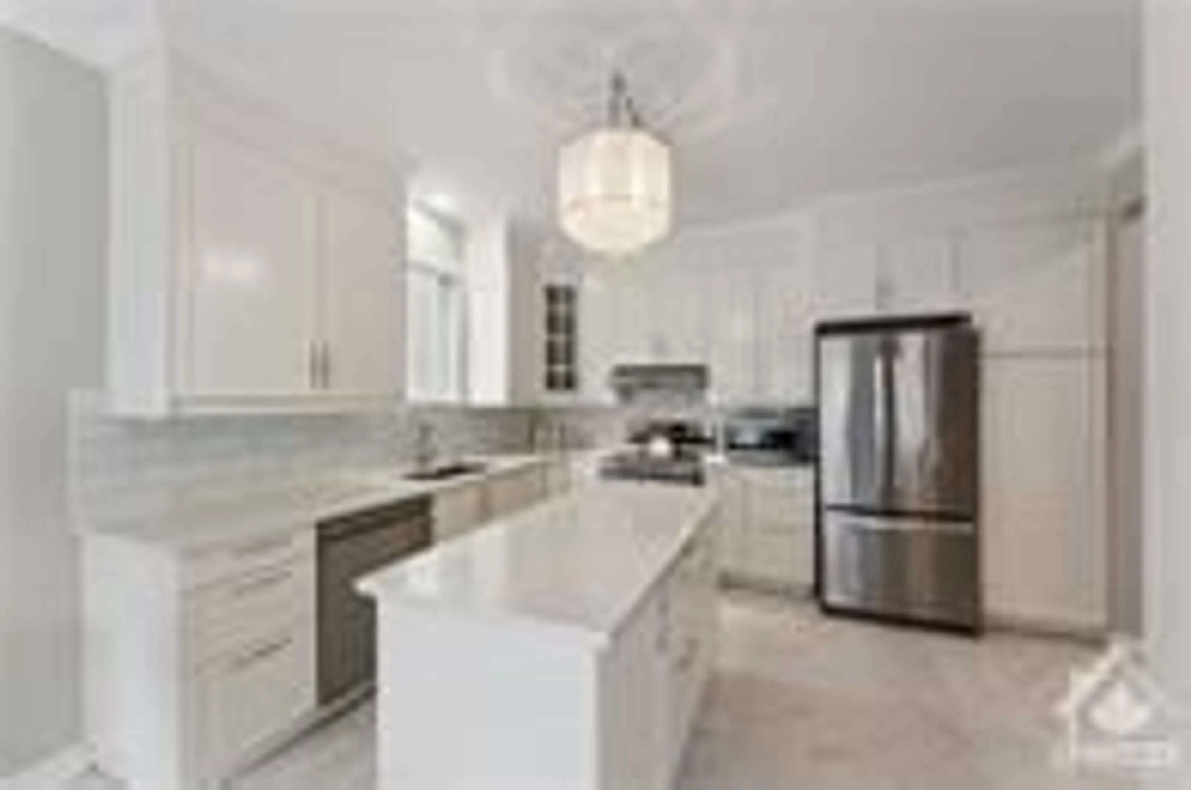 Contemporary kitchen, ceramic floors for 4A ROSETTA Ave, Ottawa Ontario K2G 6T5