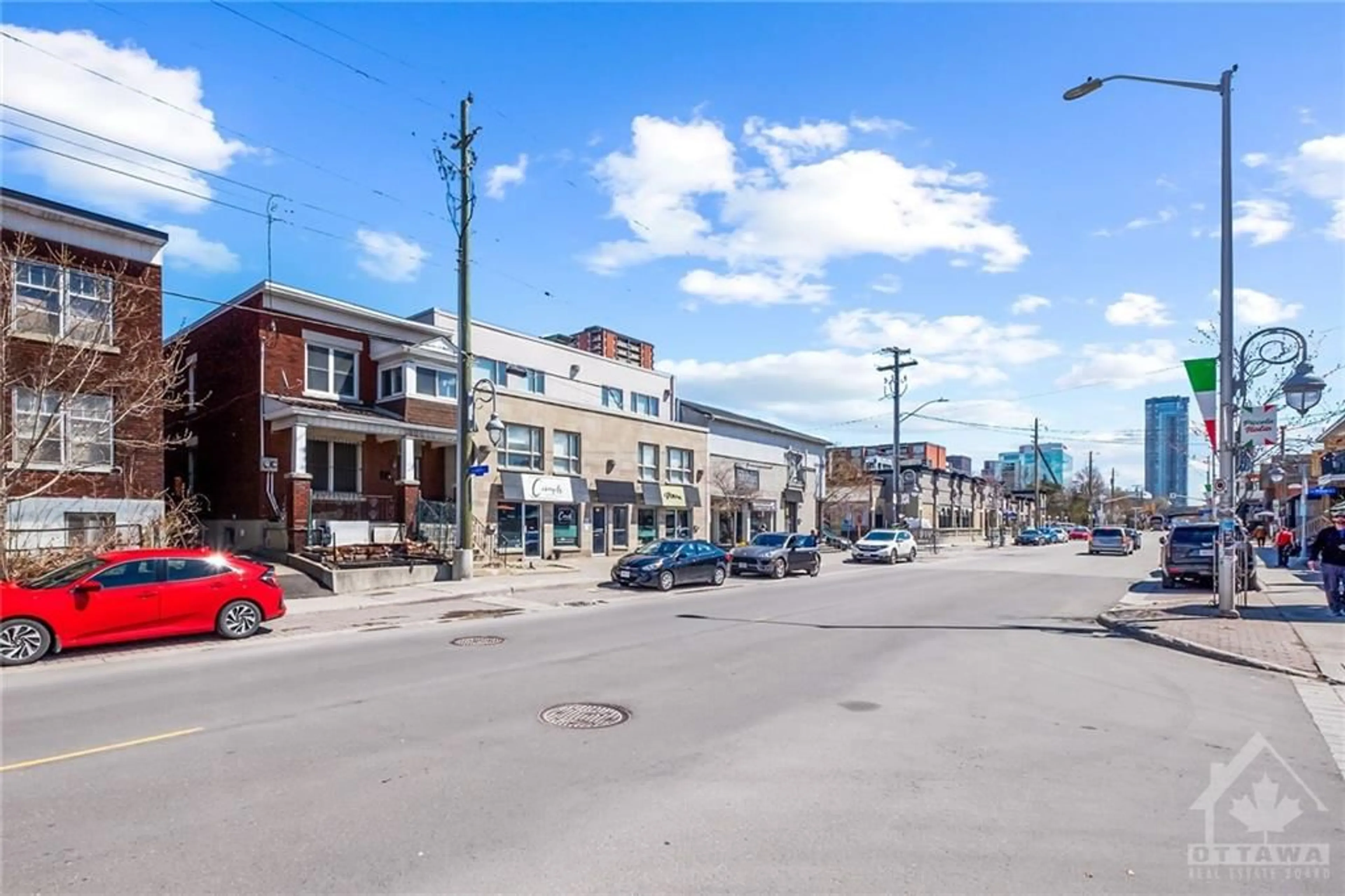 A pic from exterior of the house or condo, the street view for 189 PRESTON St, Ottawa Ontario K1R 7P8