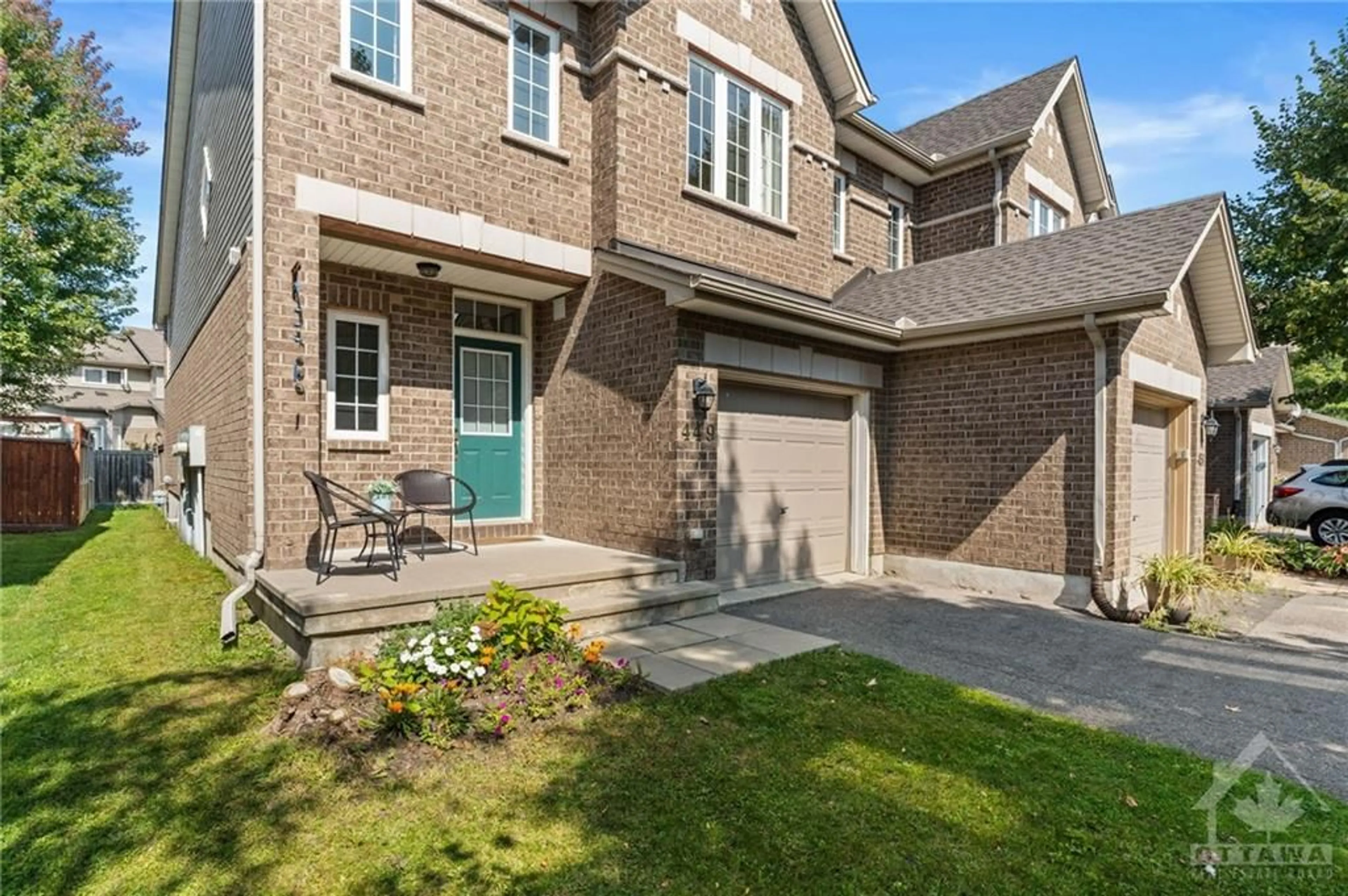 Home with brick exterior material for 449 GREY SEAL Cir, Ottawa Ontario K1V 2H6