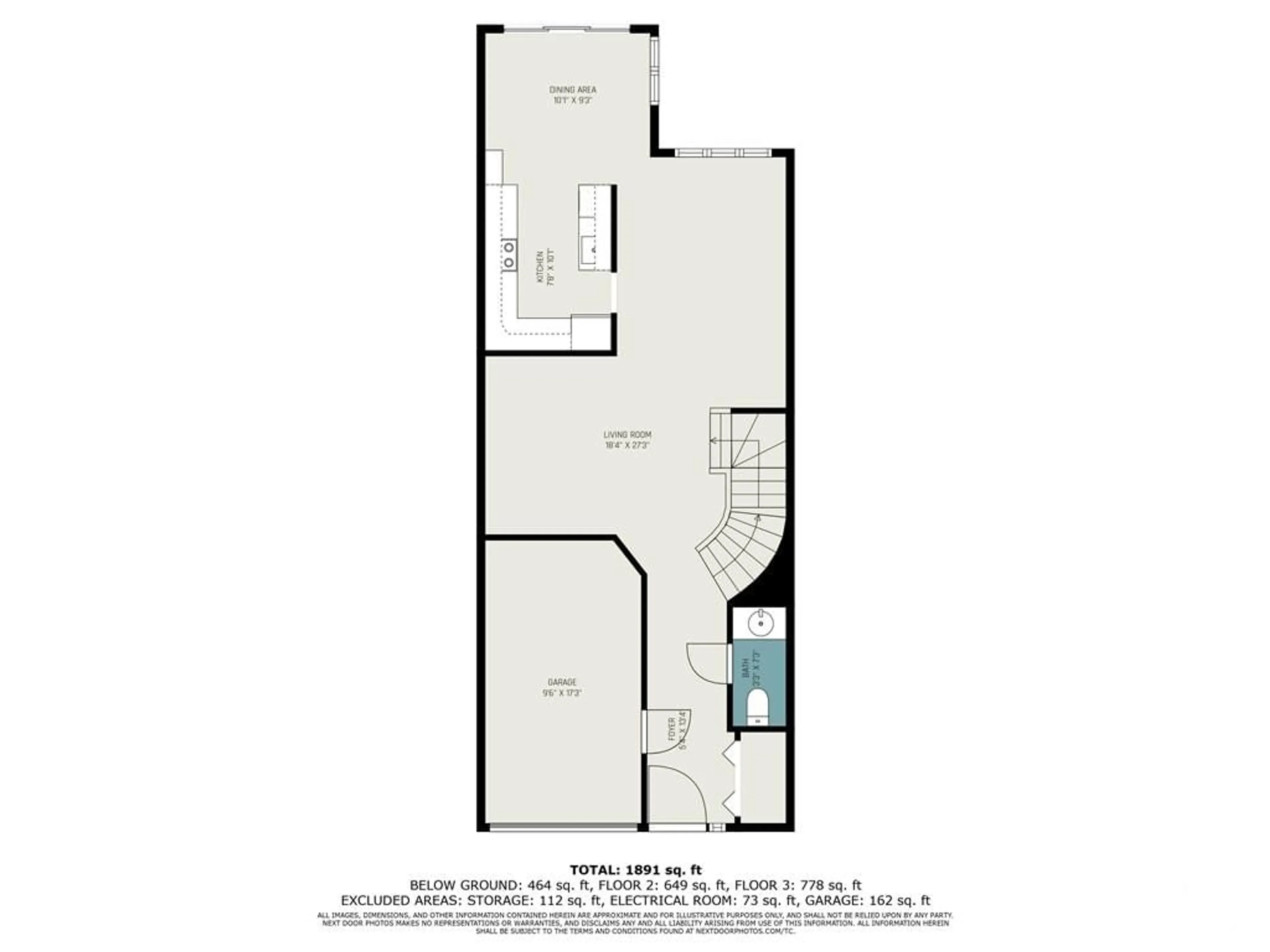 Floor plan for 765 EVERTON Way, Ottawa Ontario K1V 1Y7