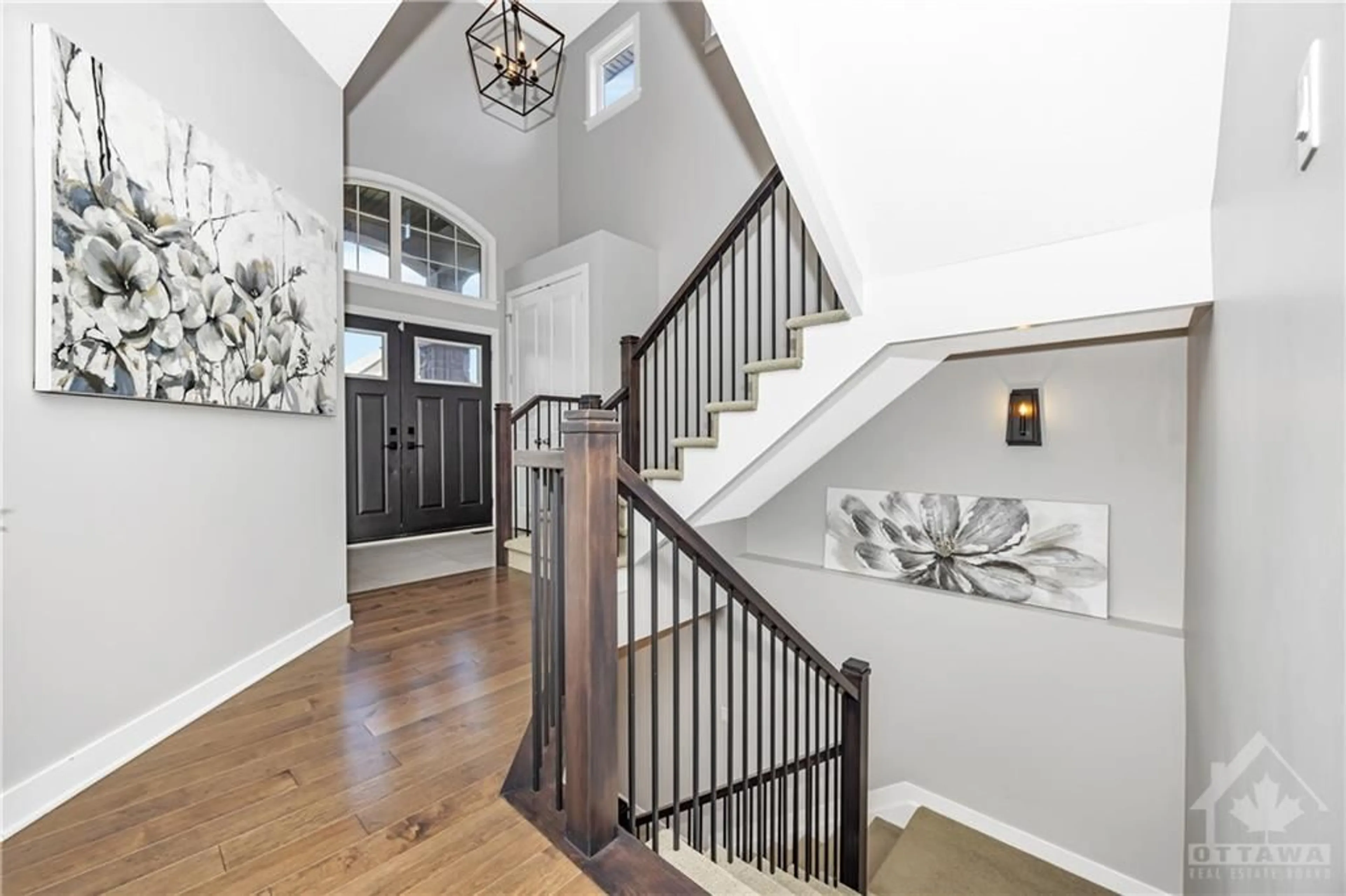 Indoor entryway, wood floors for 404 CAVESSON St, Ottawa Ontario K2V 0A8