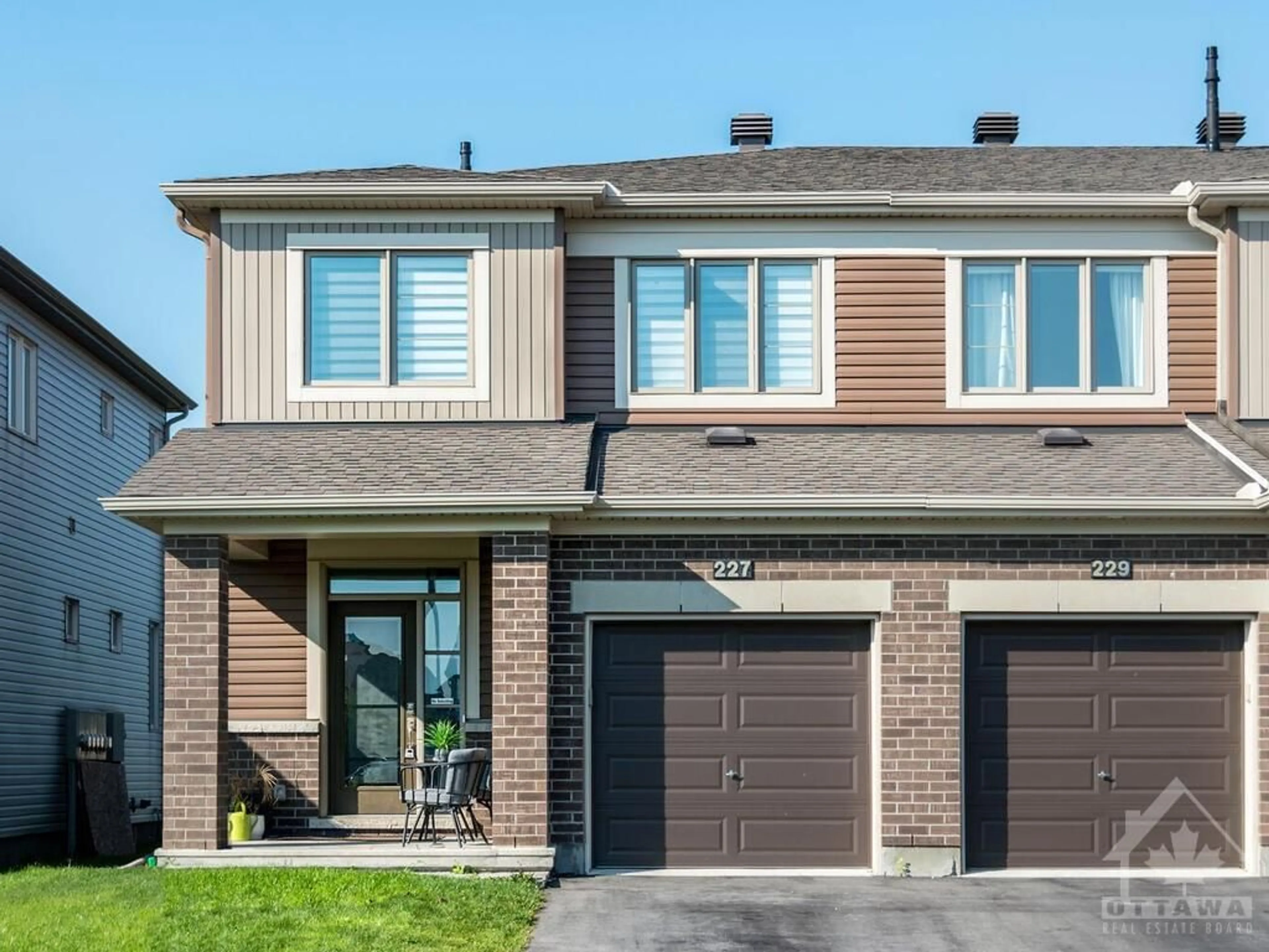 Home with brick exterior material for 227 MOUNTAIN SORREL Way, Ottawa Ontario K4A 1H3