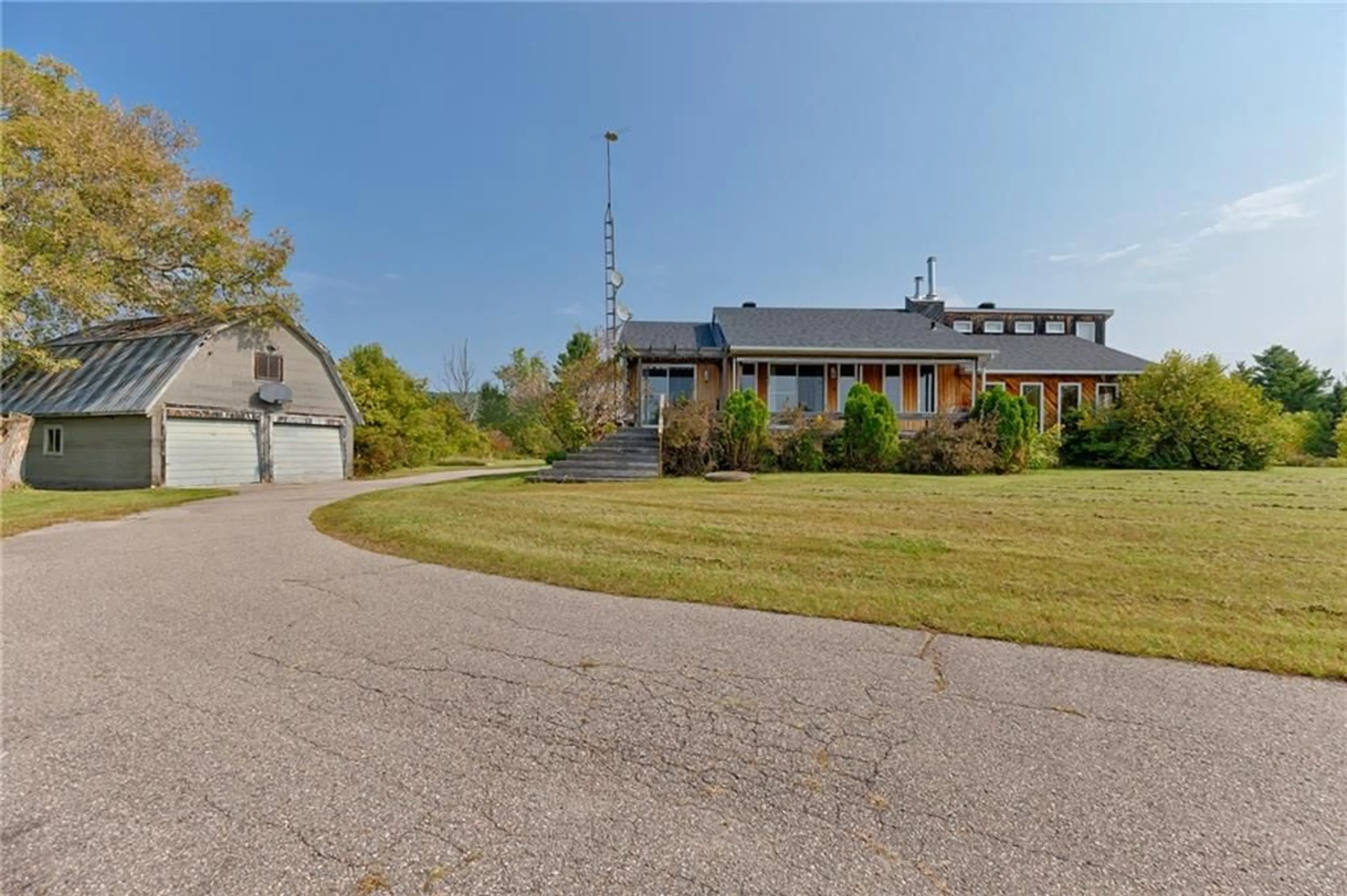 Frontside or backside of a home, the street view for 13732 60 Hwy, Golden Lake Ontario K0J 1X0