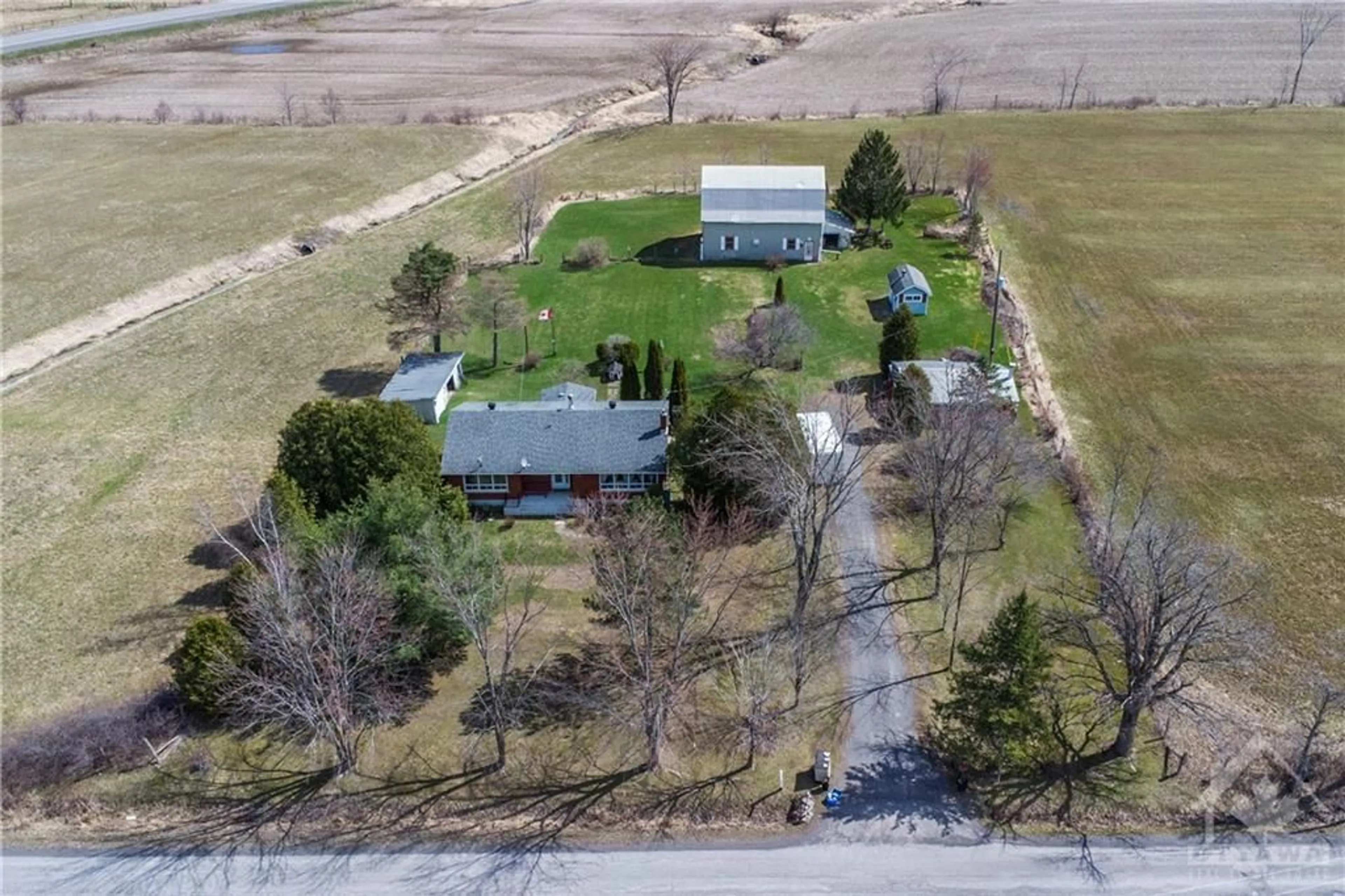 A pic from exterior of the house or condo, the fenced backyard for 120 ROUTE 25 Rte, Wendover Ontario K0A 3K0