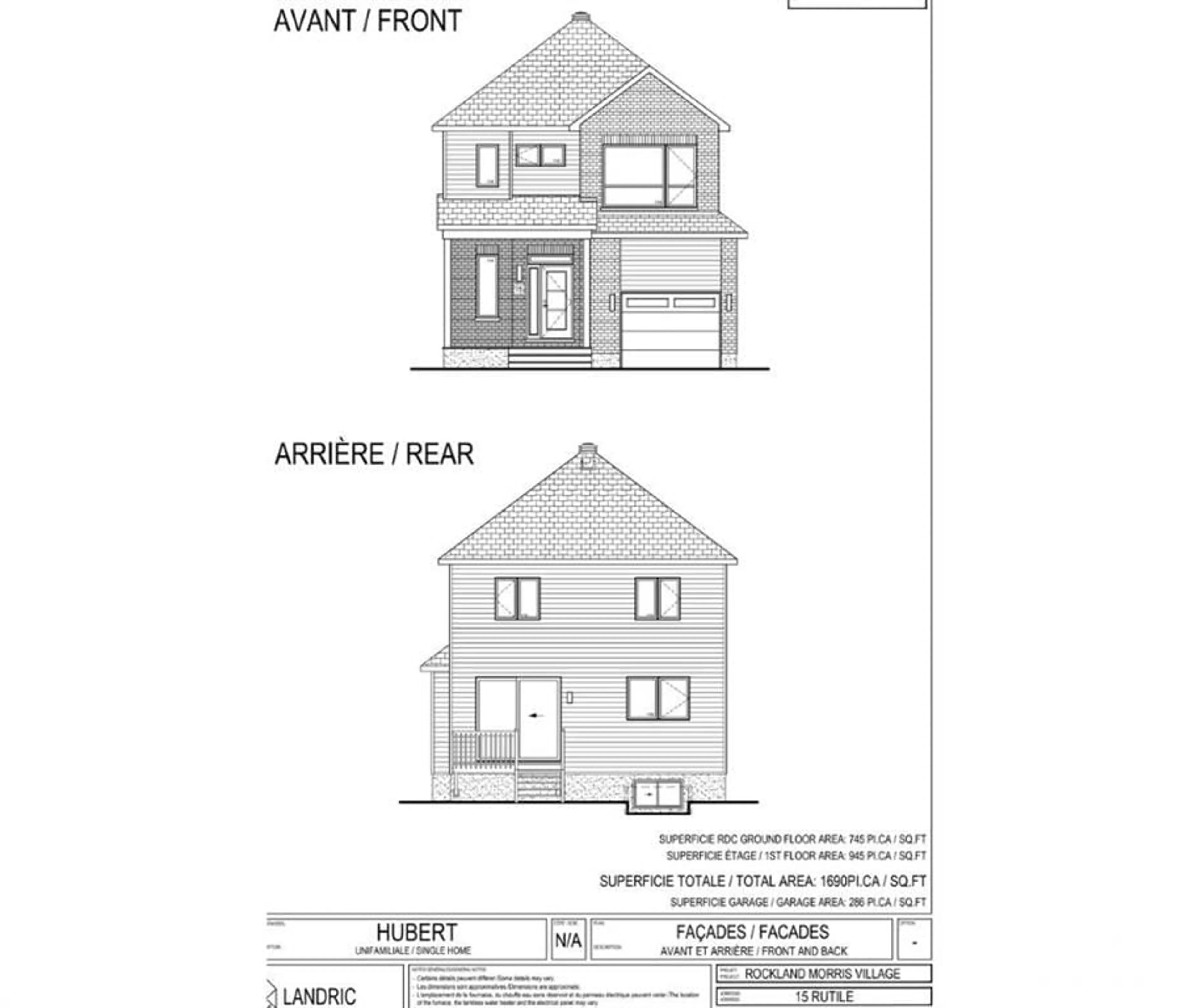 Floor plan for 94 RUTILE St, Rockland Ontario K4K 0M6