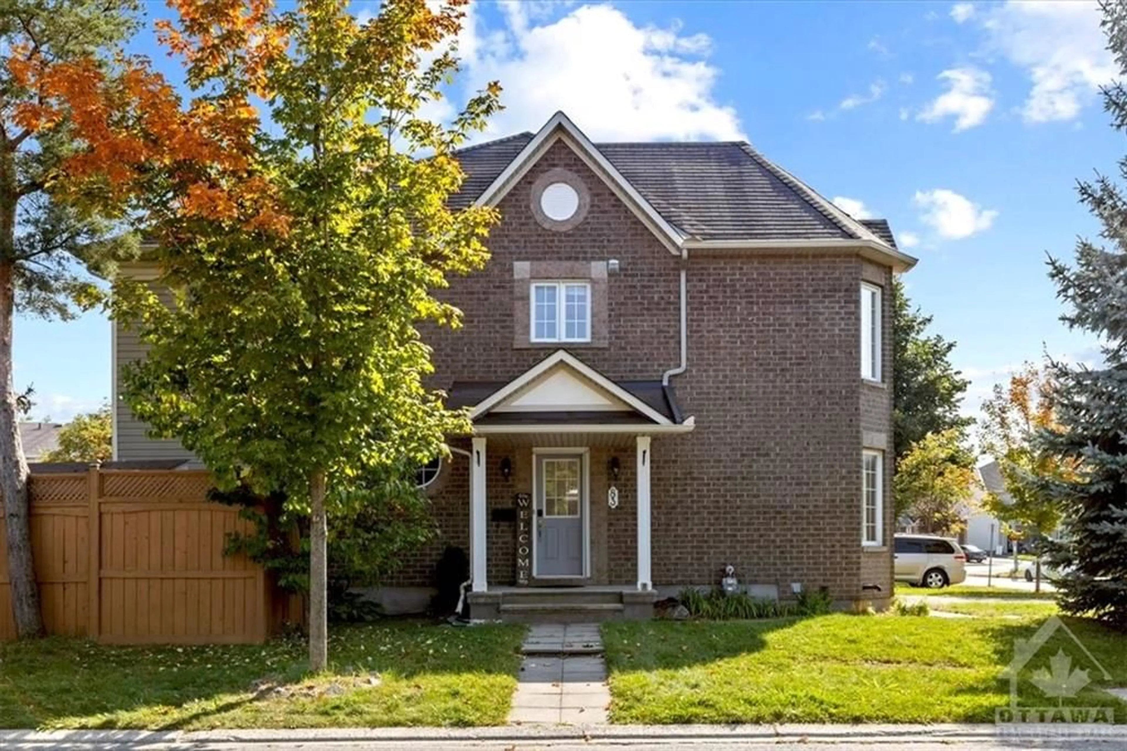 Home with brick exterior material for 83 GROVEHURST Dr, Nepean Ontario K2G 6V7