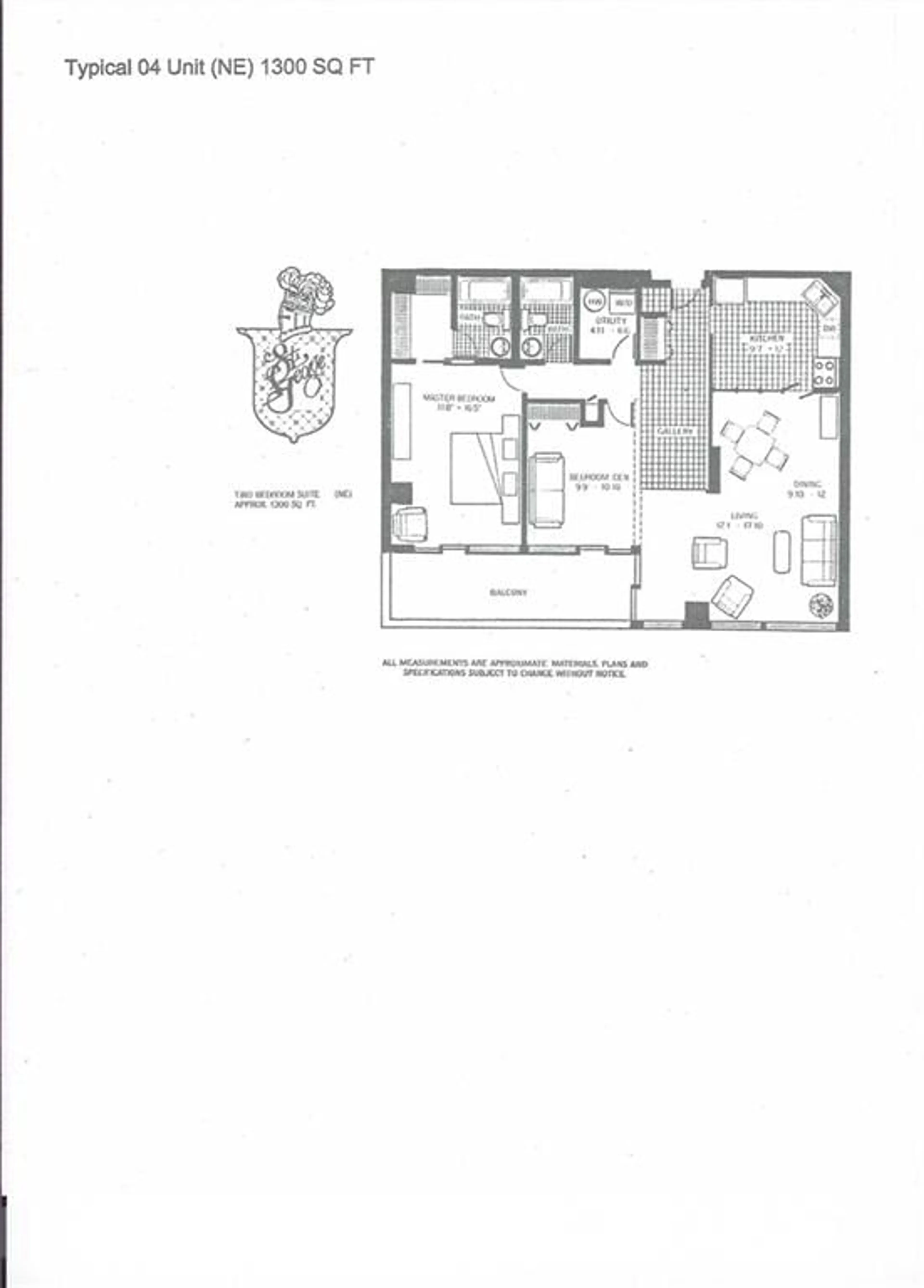 Floor plan for 160 GEORGE St #404, Ottawa Ontario K1N 9M2