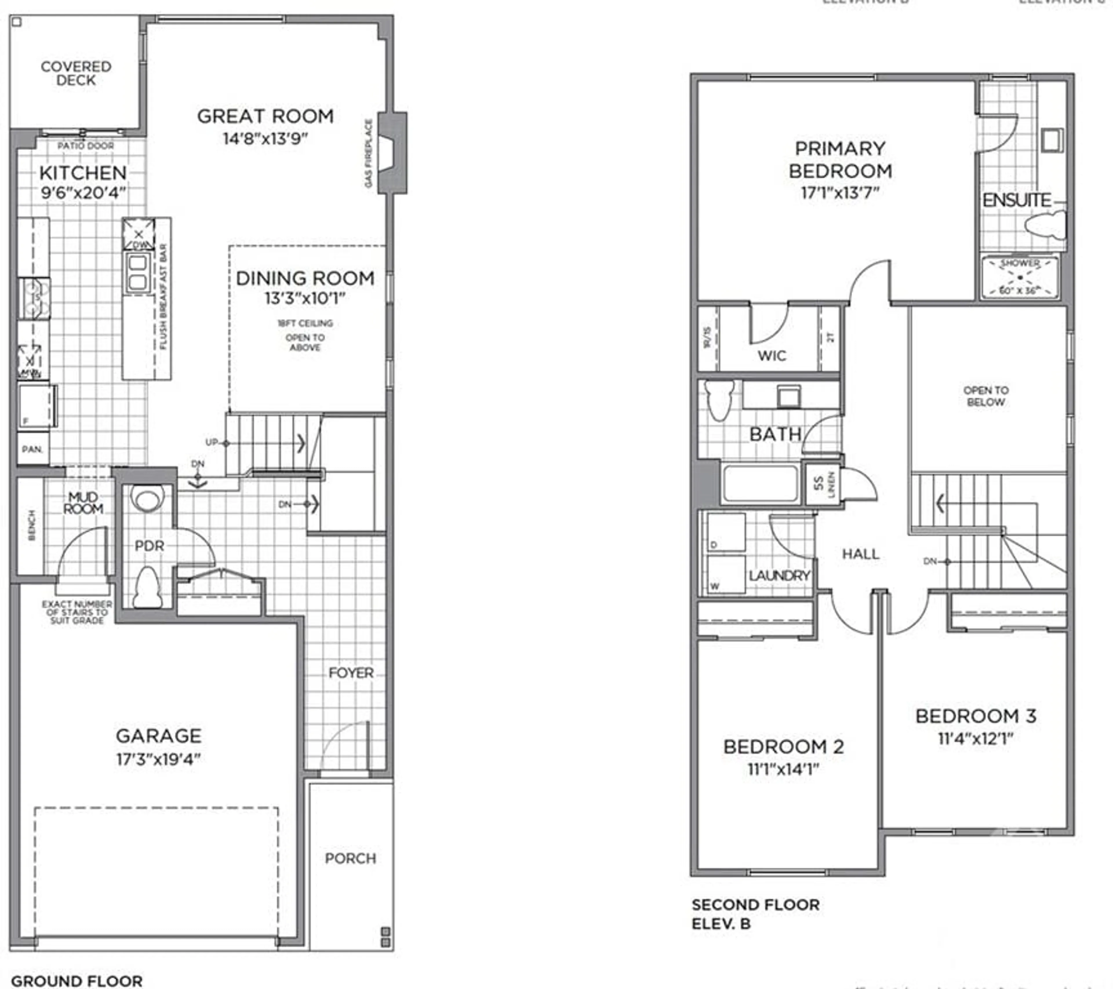 Floor plan for 217 MASSALIA Cres, Orleans Ontario K4A 5L9