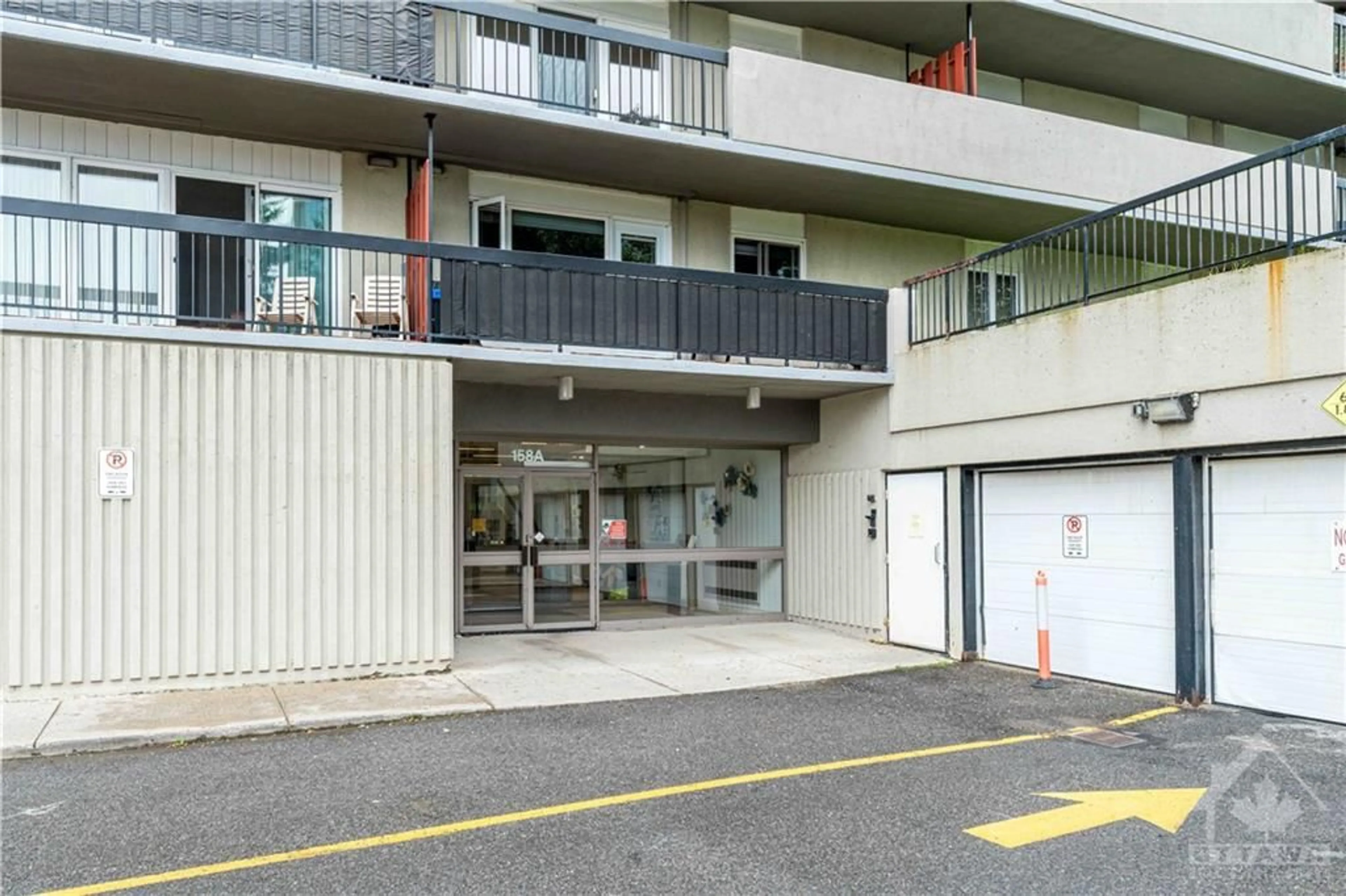 A pic from exterior of the house or condo, the front or back of building for 158A MCARTHUR Ave #1208, Ottawa Ontario K1L 8C9