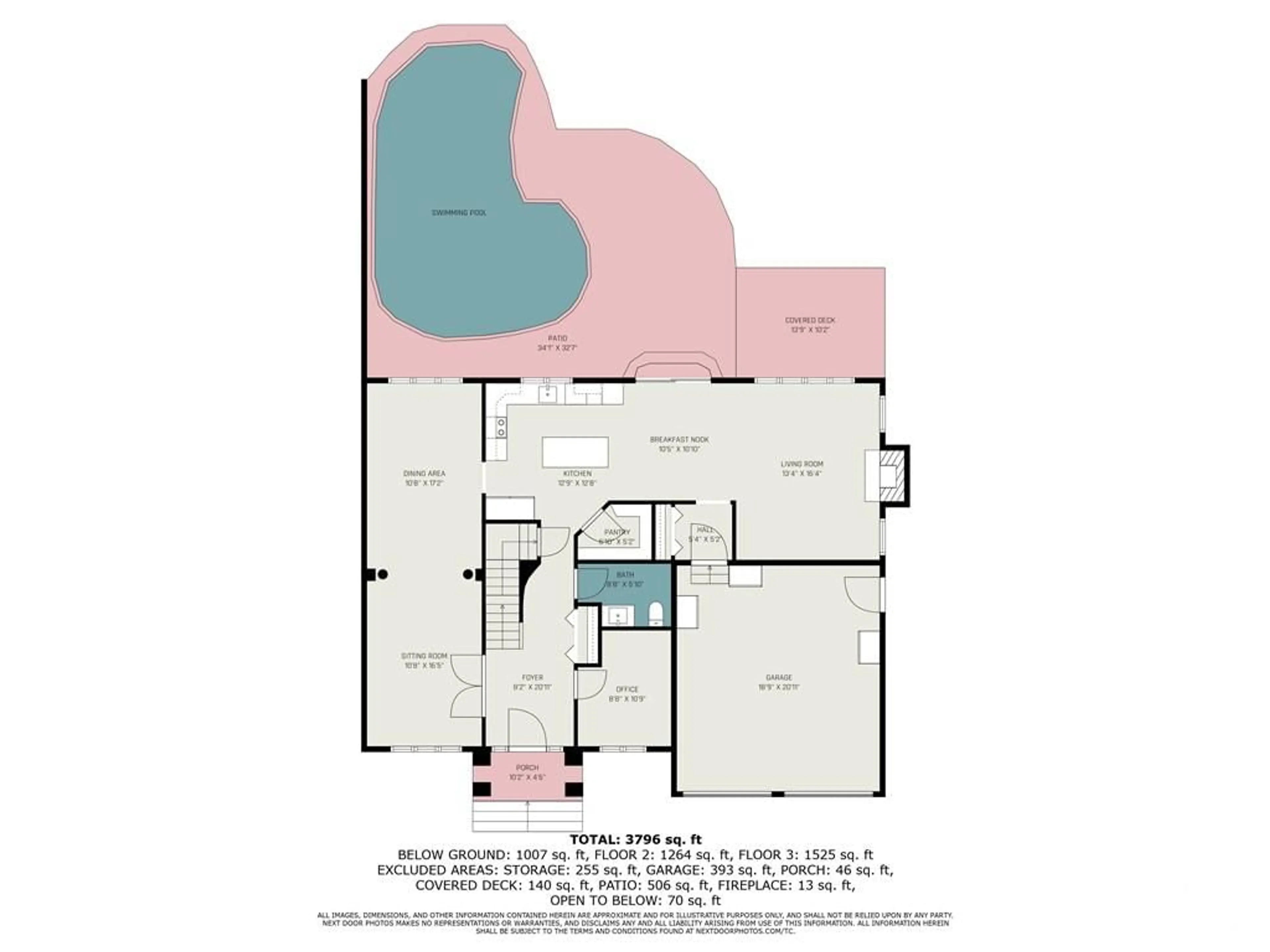 Floor plan for 3532 WYMAN Cres, Ottawa Ontario K1V 0Z1