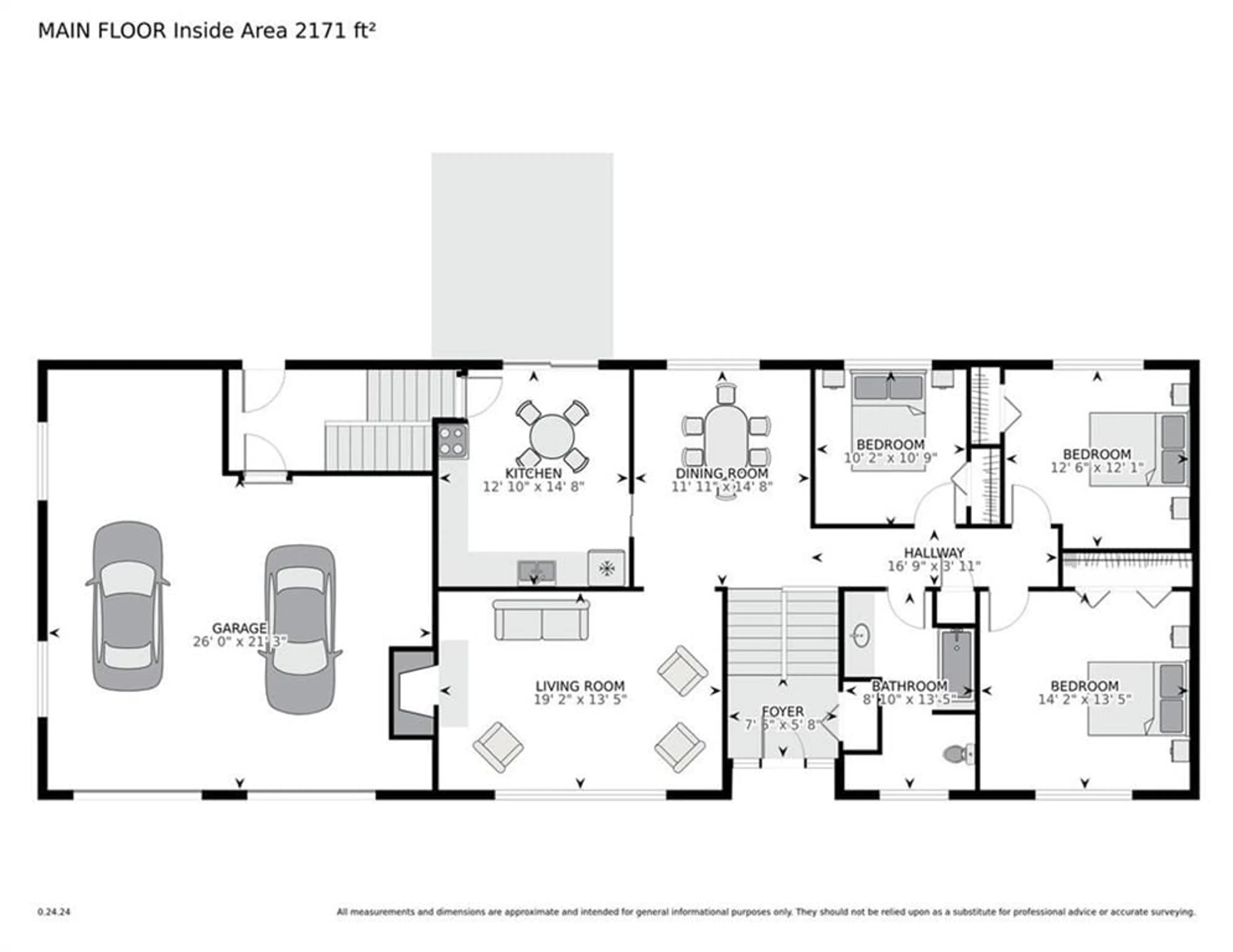 Floor plan for 24 BERNARD Cres, Maitland Ontario K0E 1P0