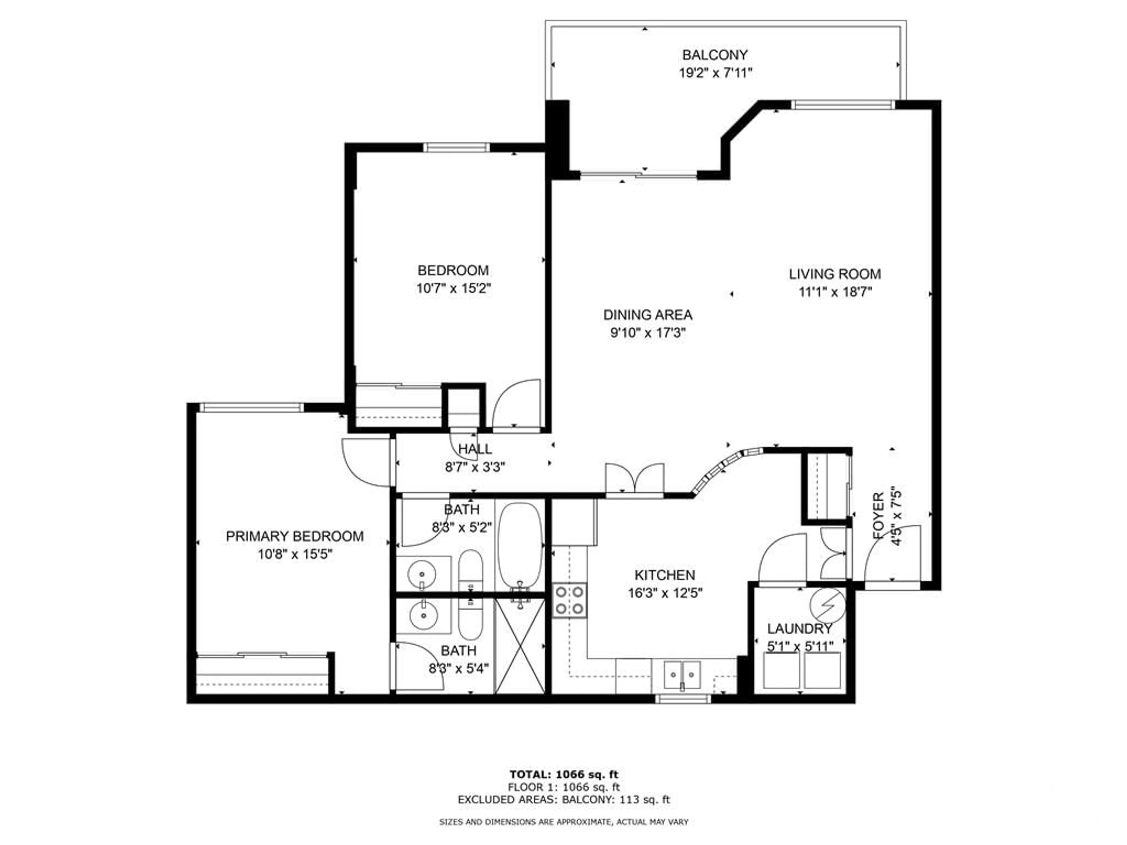 Floor plan for 50 EMMERSON Ave #606, Ottawa Ontario K1Y 4P7