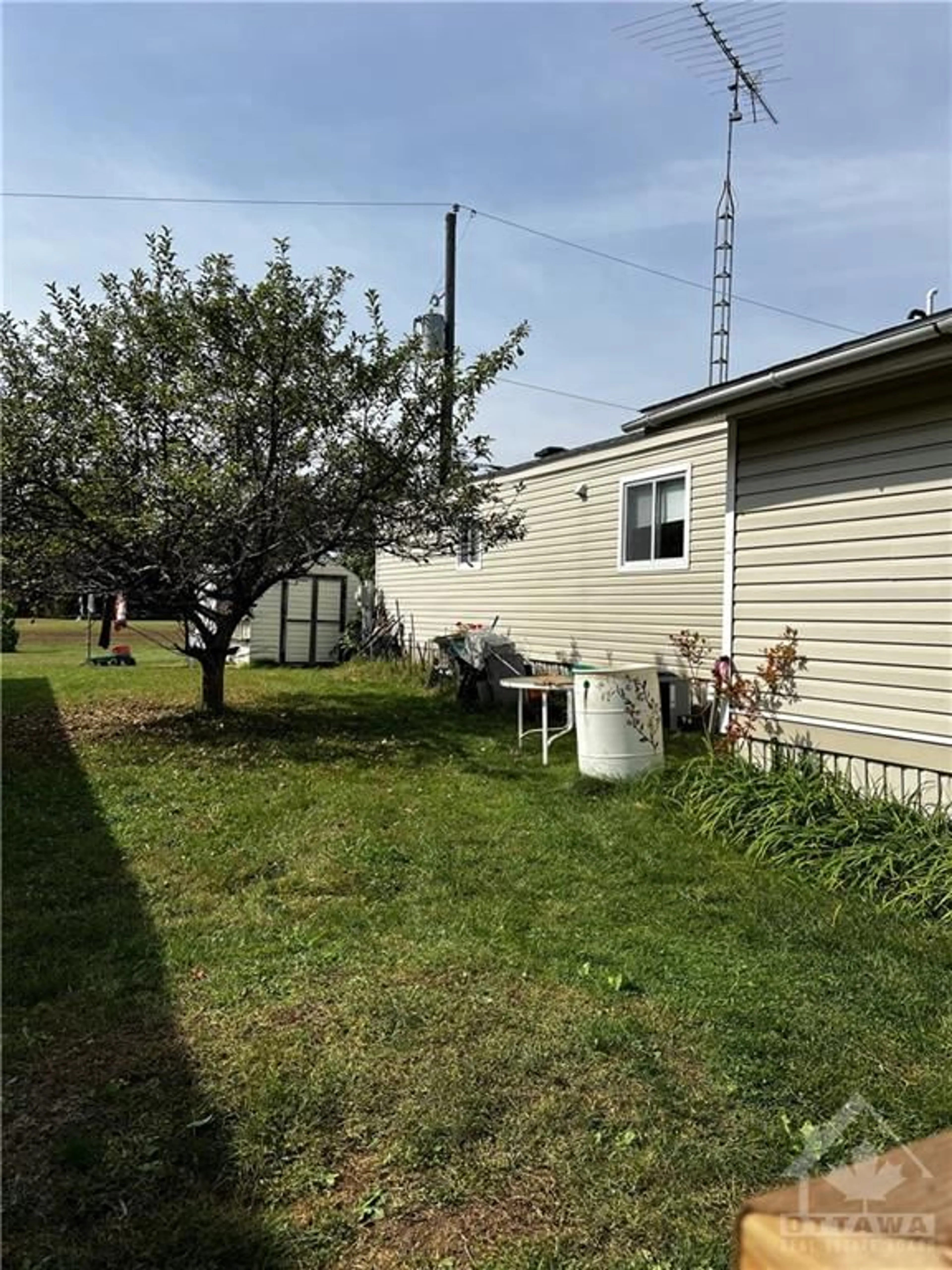 A pic from exterior of the house or condo, the fenced backyard for 247 PARK Cres, Carleton Place Ontario K7C 4R5