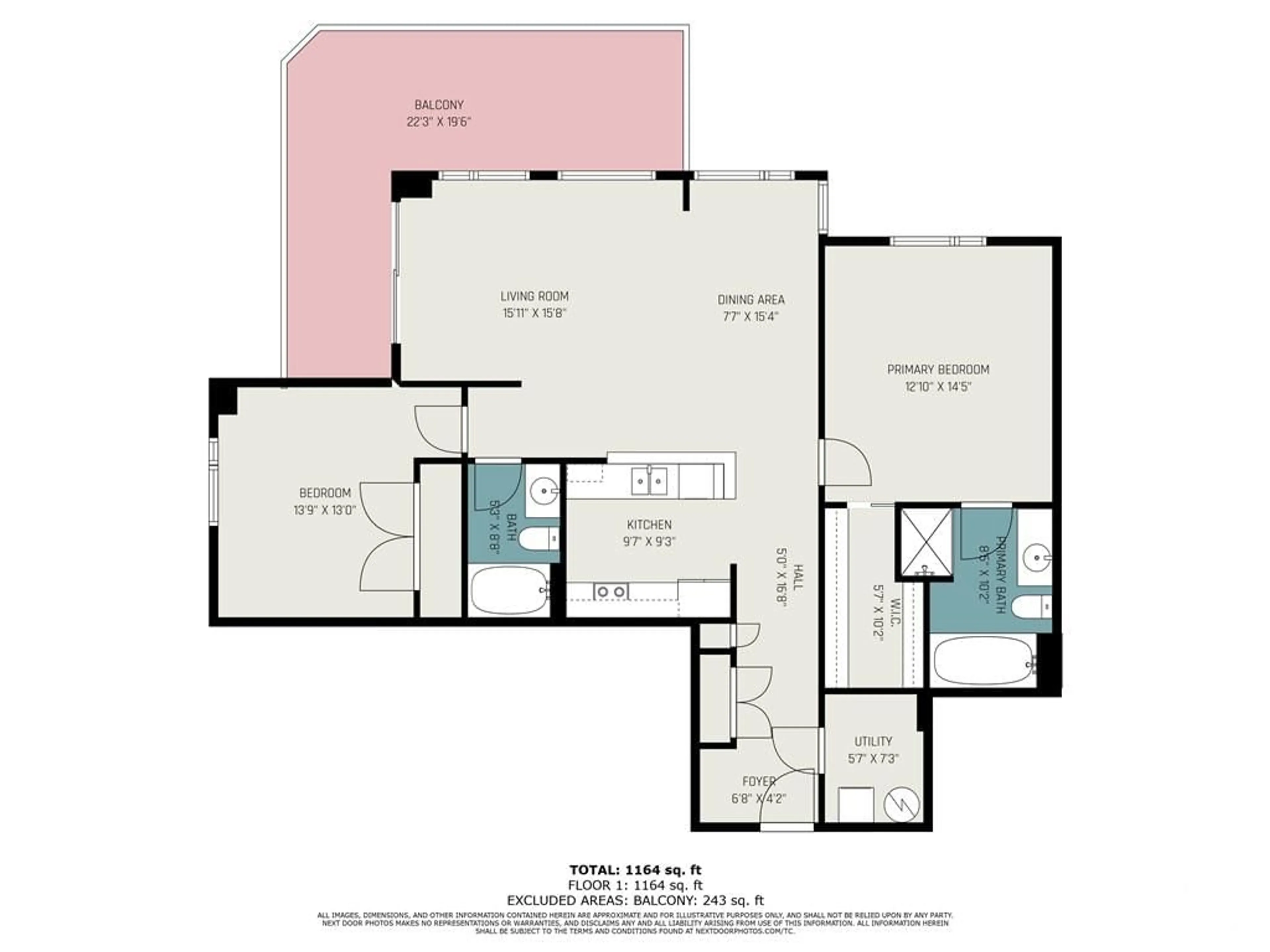 Floor plan for 100 INLET Pvt #501, Orleans Ontario K4A 0S8