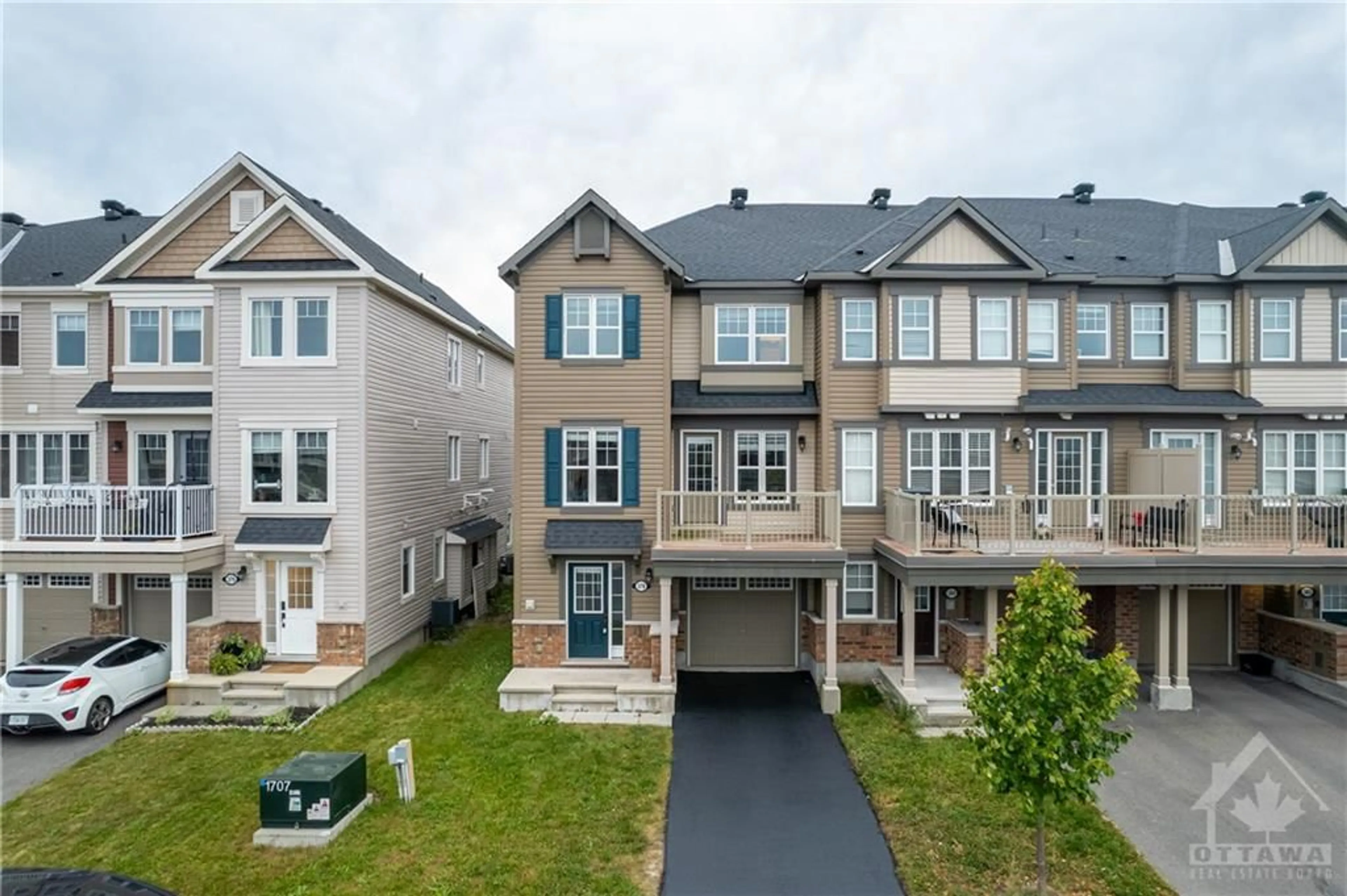 A pic from exterior of the house or condo, the fenced backyard for 378 WILLOW ASTER Cir, Orleans Ontario K4A 1C8