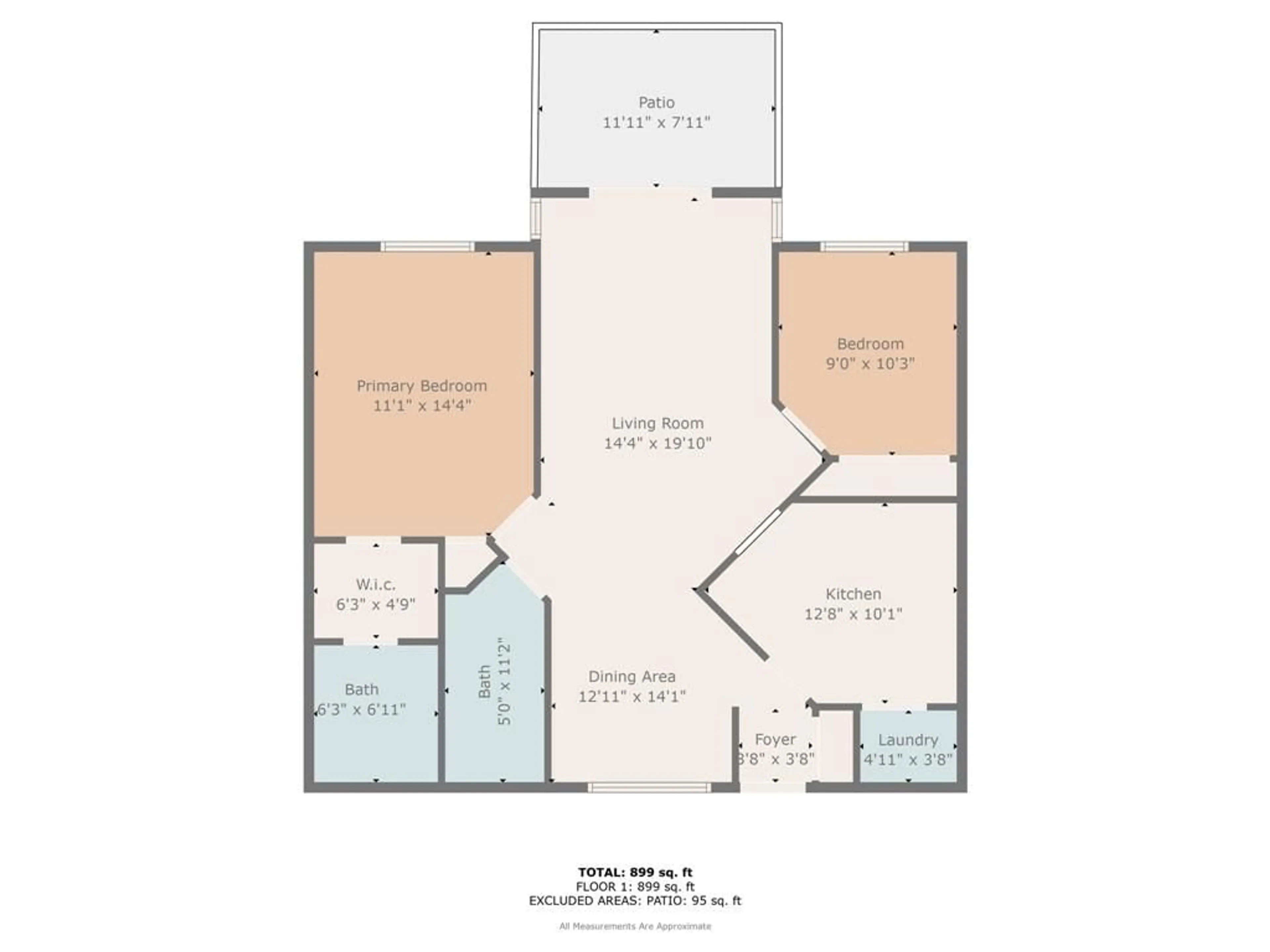 Floor plan for 274 ORMOND St #106, Brockville Ontario K6V 6Z7