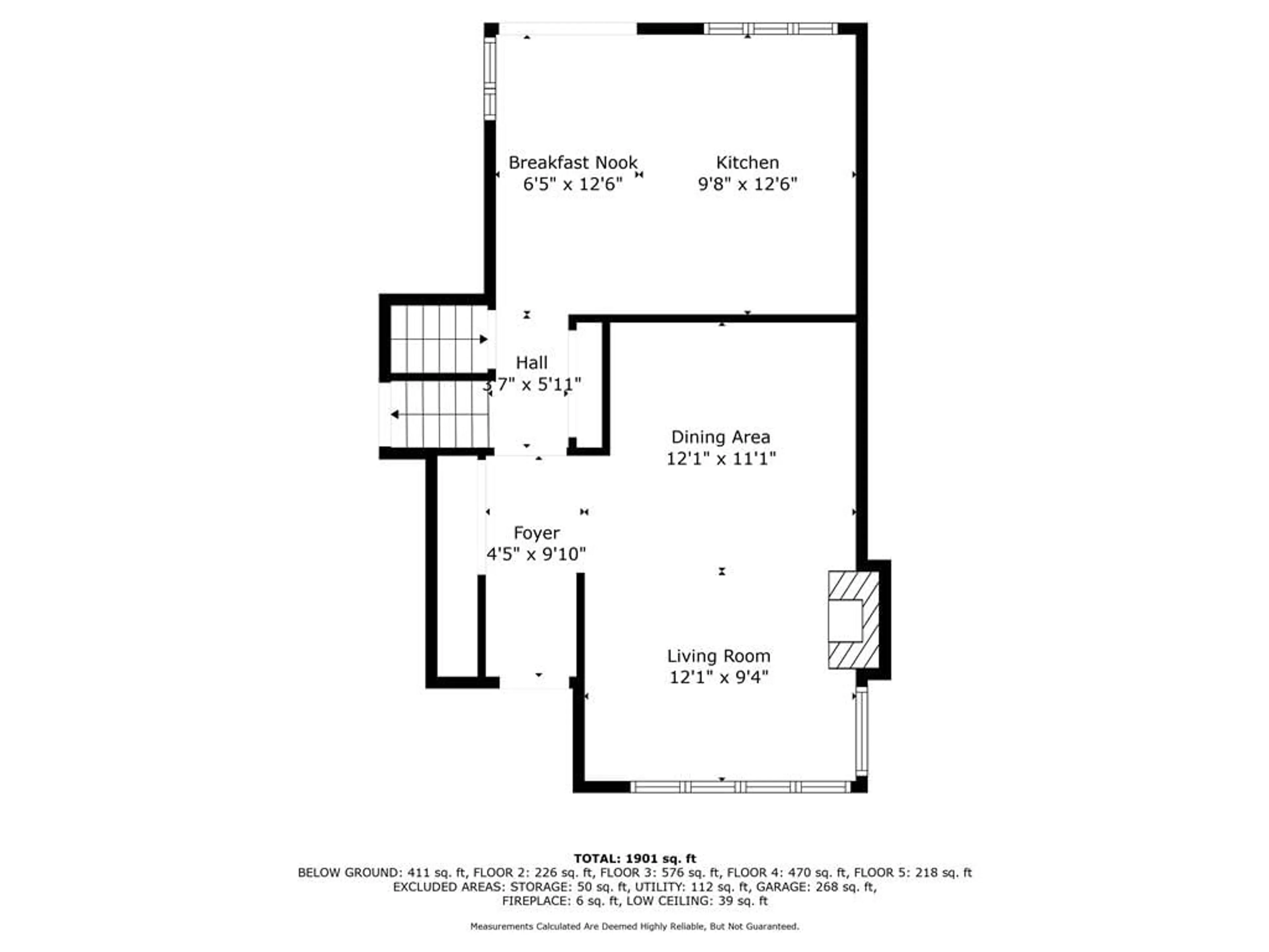 Floor plan for 1118 FOURTH St, Cornwall Ontario K6H 2K4