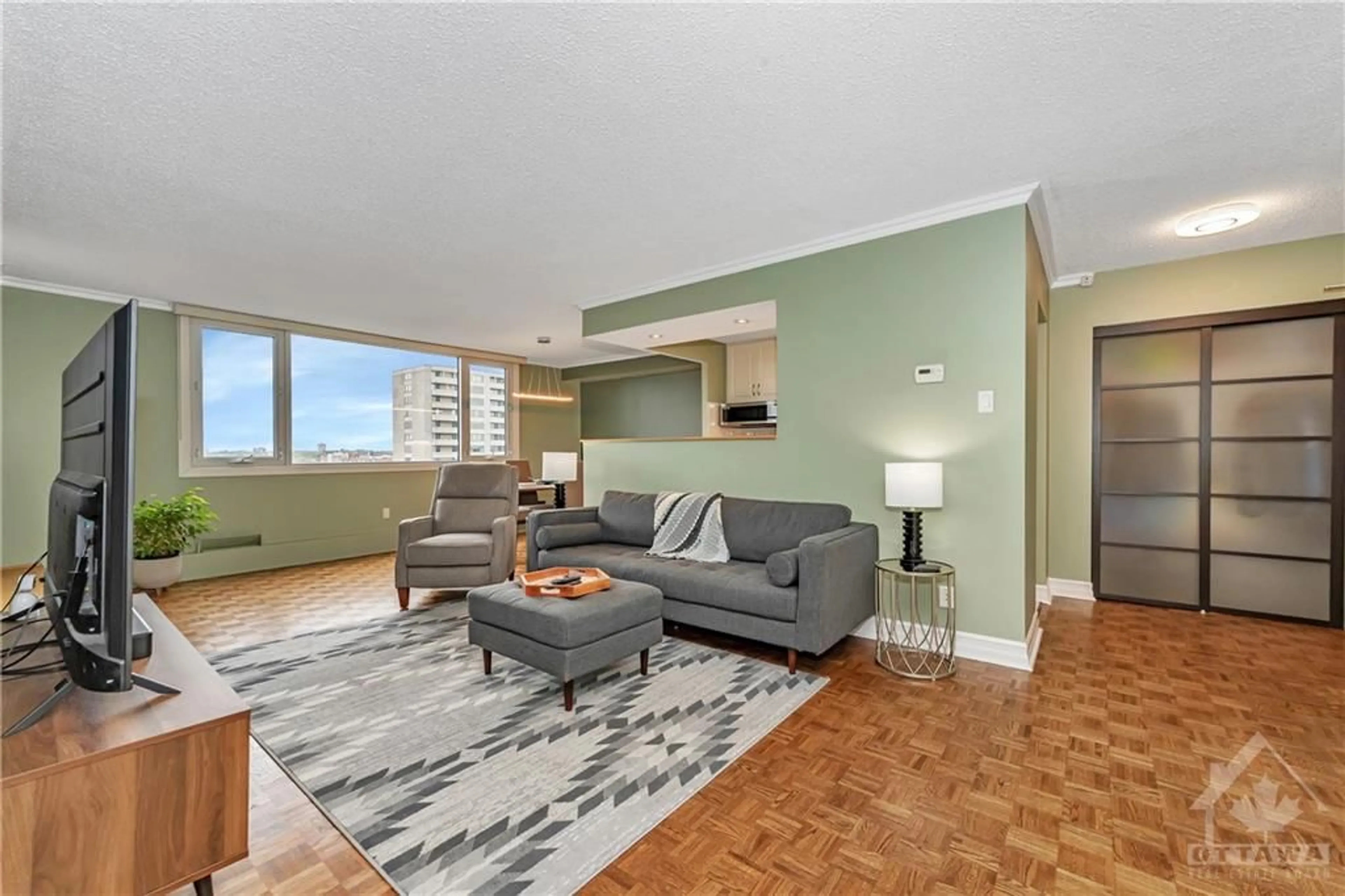 Living room for 265 POULIN Ave #1501, Ottawa Ontario K2B 7Y8