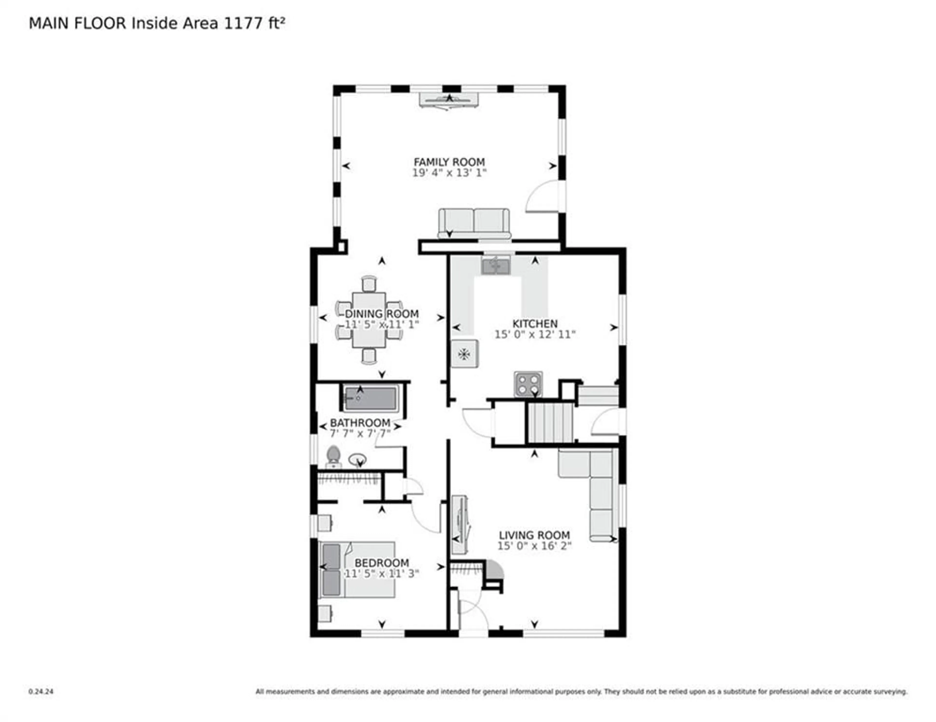 Floor plan for 311 PEARL St, Brockville Ontario K6V 4E3