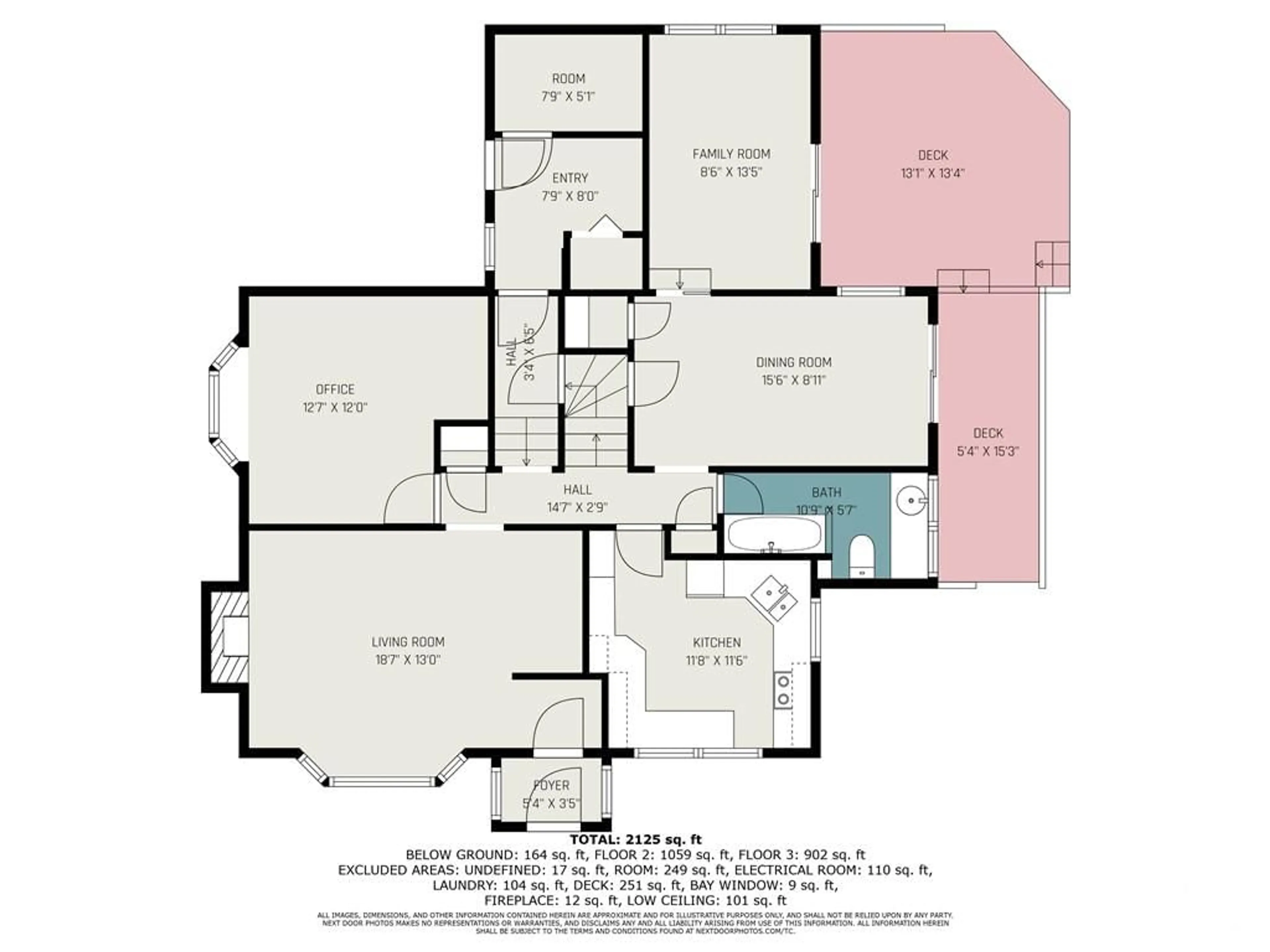 Floor plan for 46 FARNHAM Cres, Ottawa Ontario K1K 0G5