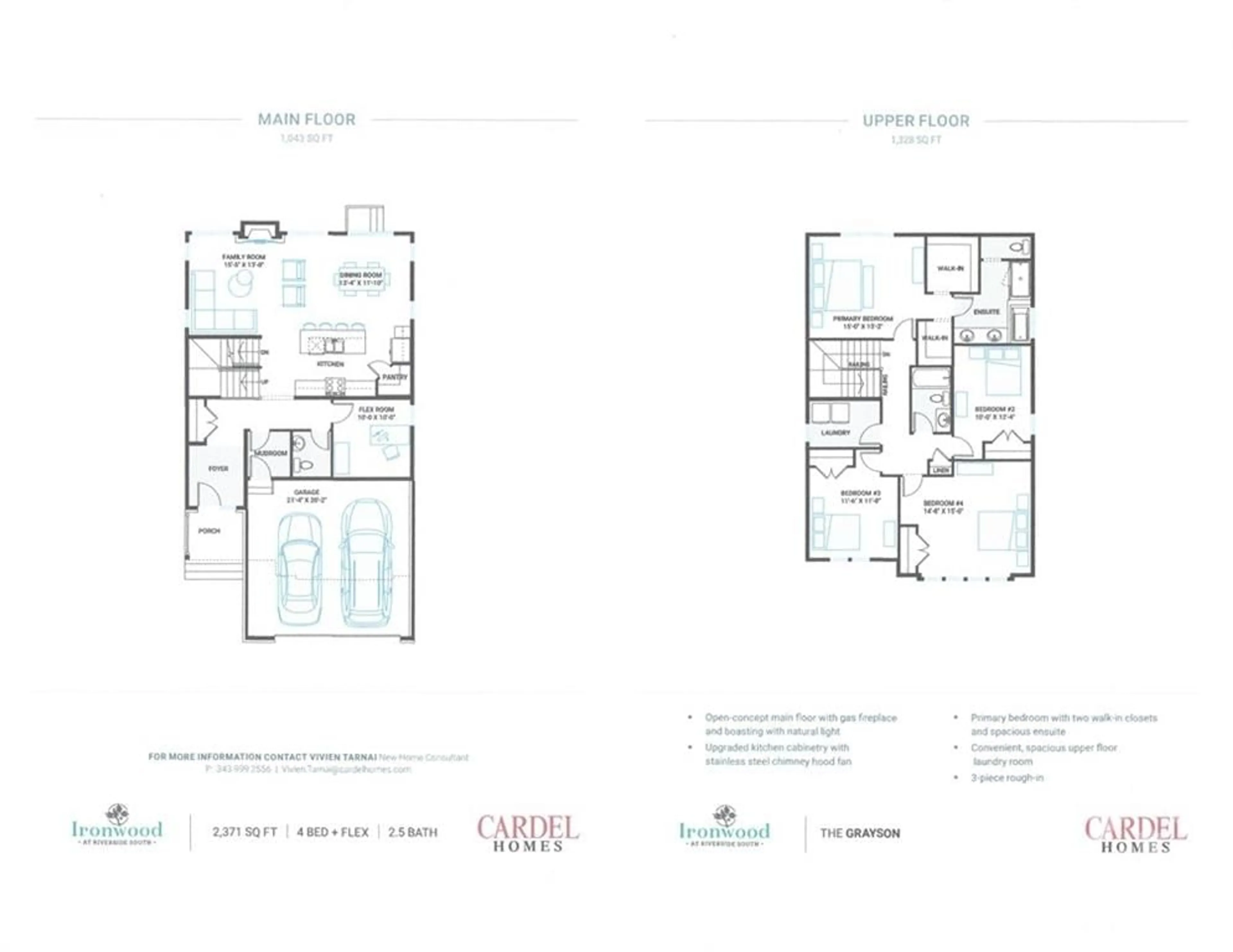 Floor plan for 783 KENNY GORDON Ave, Ottawa Ontario K4M 0Y2