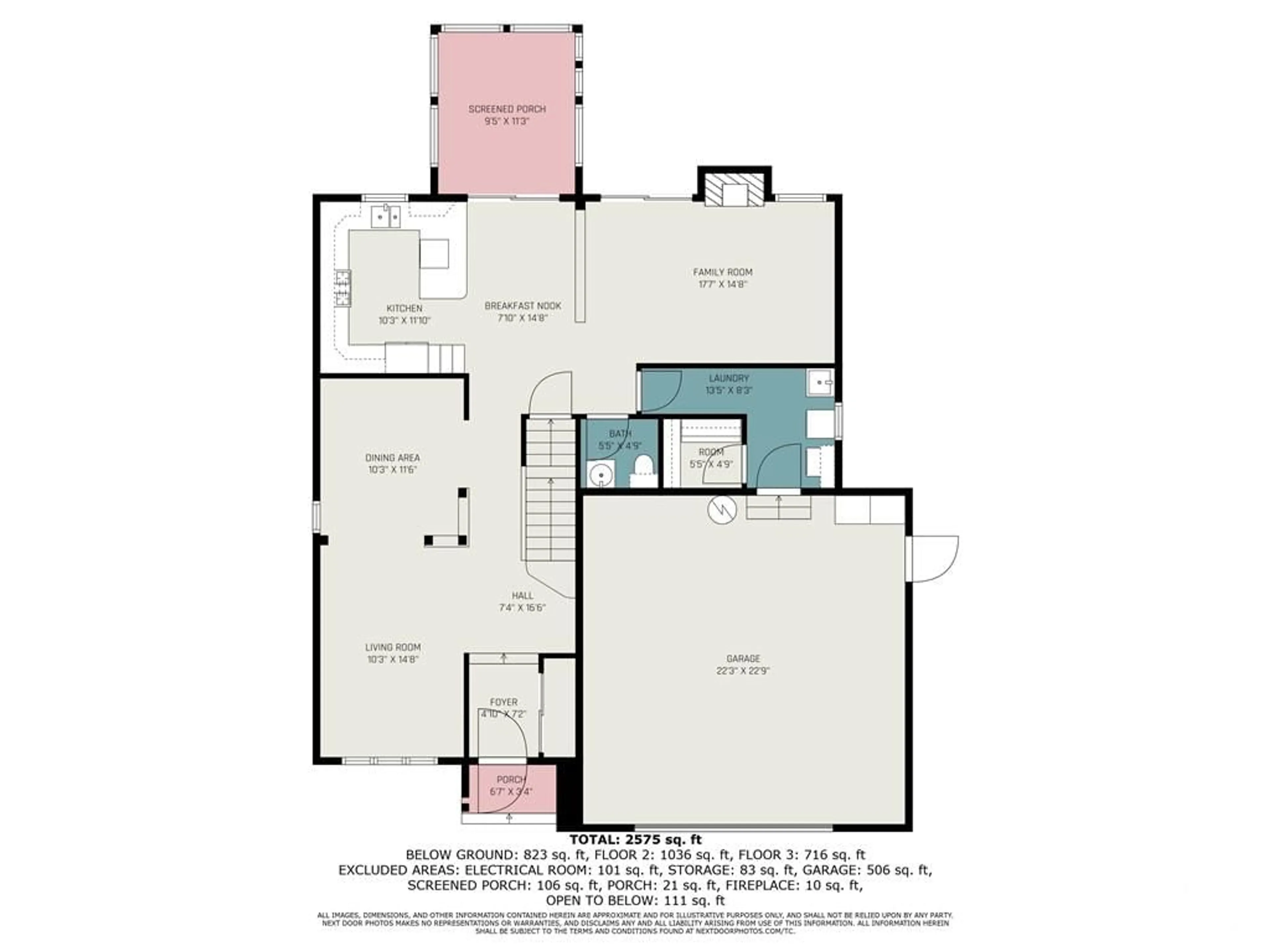 Floor plan for 863 GIANT CEDARS Cres, Ottawa Ontario K1V 1P1