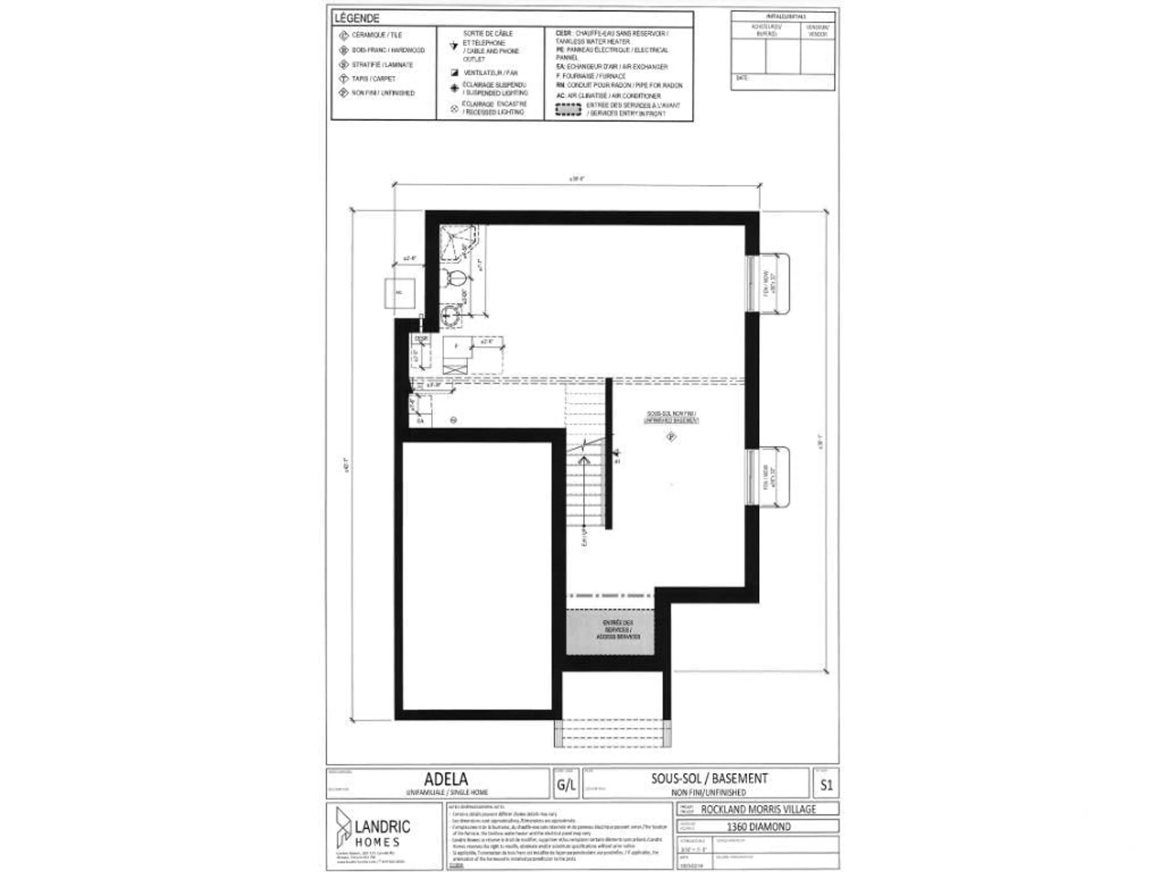 Floor plan for 1360 DIAMOND St, Rockland Ontario K4K 0M6