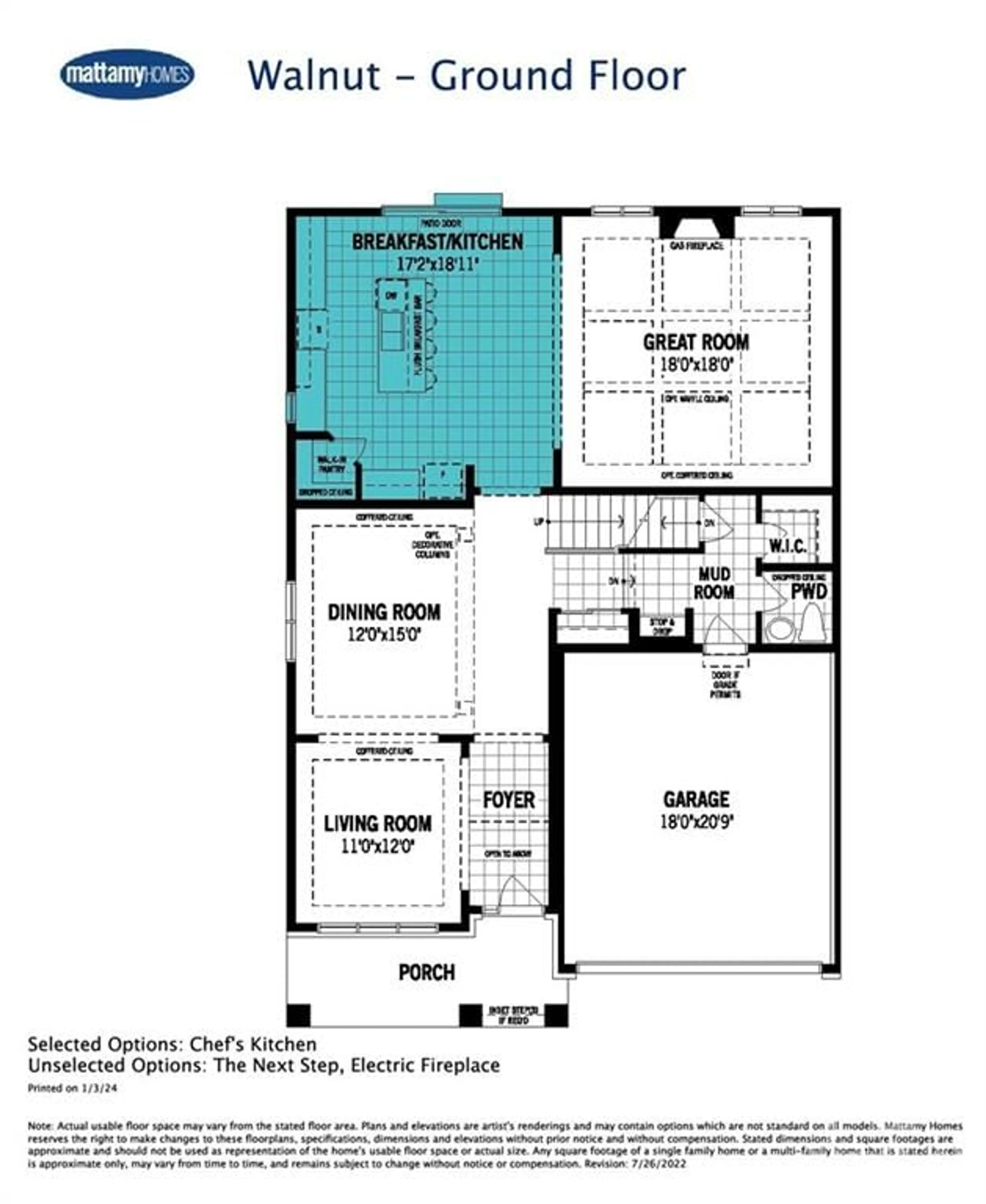 Floor plan for 2047 CHECKERSPOT Ave, Richmond Ontario K0A 2Z0