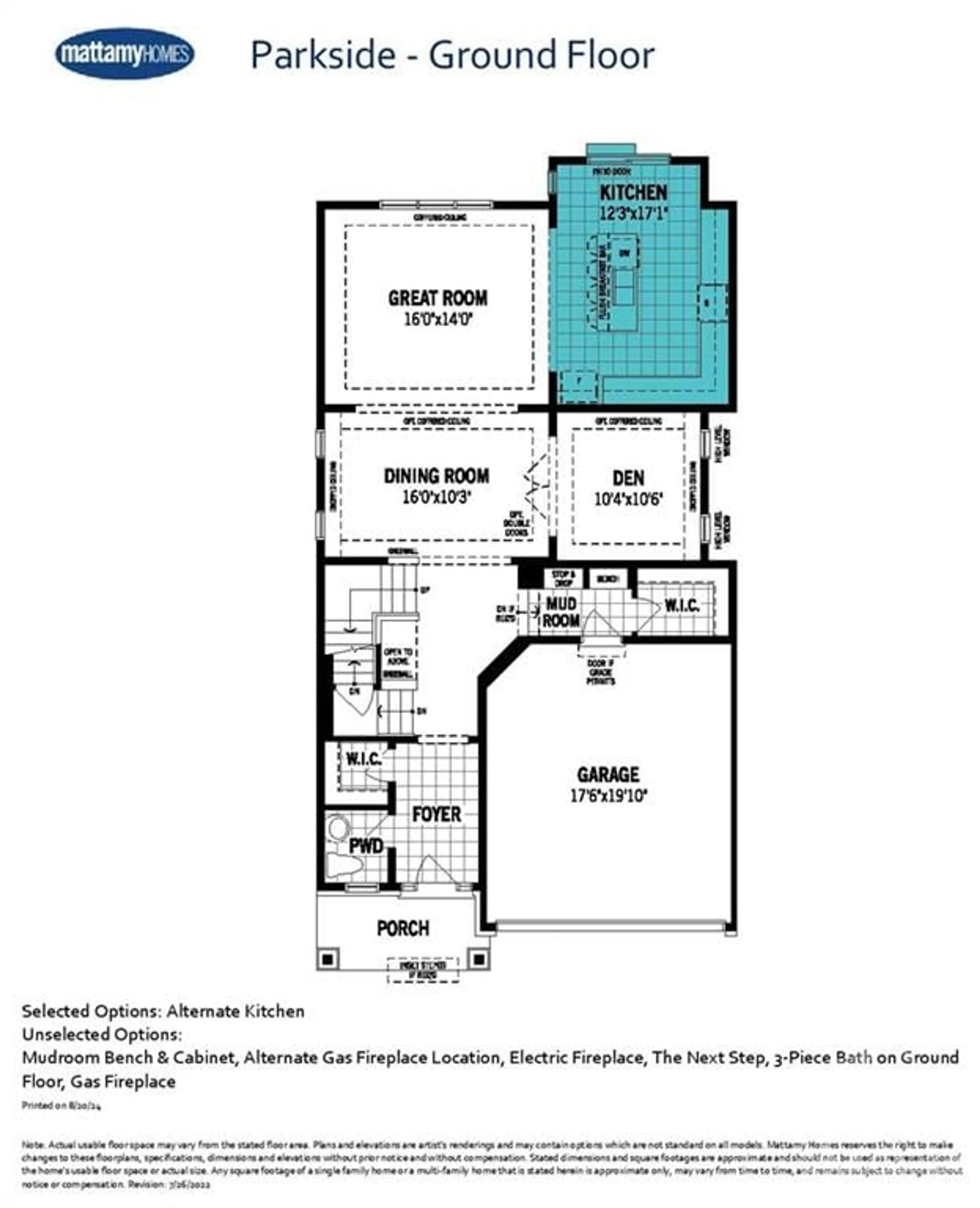 Floor plan for 651 BRONZE COPPER Cres, Richmond Ontario K0A 2Z0