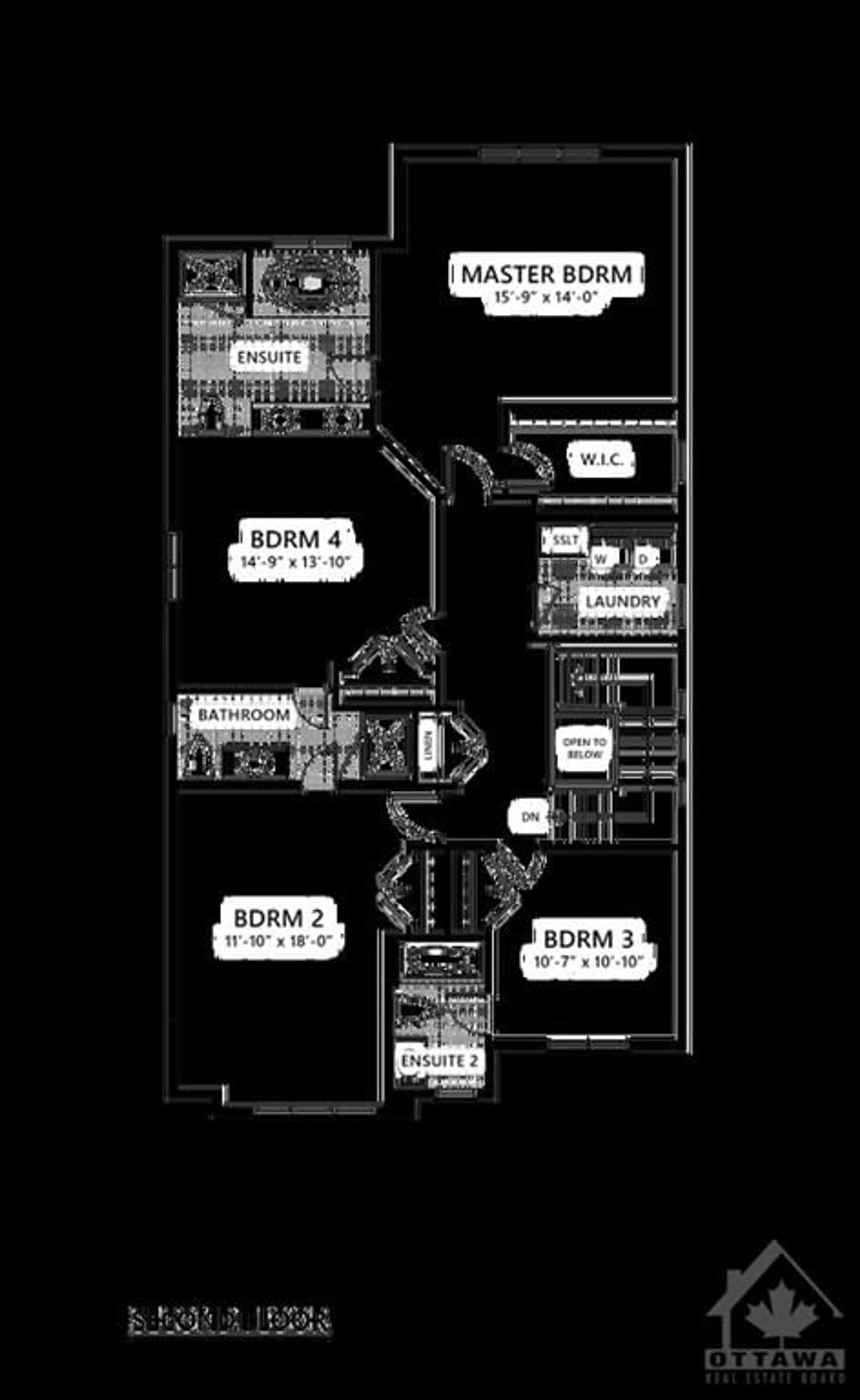 Floor plan for 103 BONNE RENOMMEE Ave, Orleans Ontario K4A 5J9