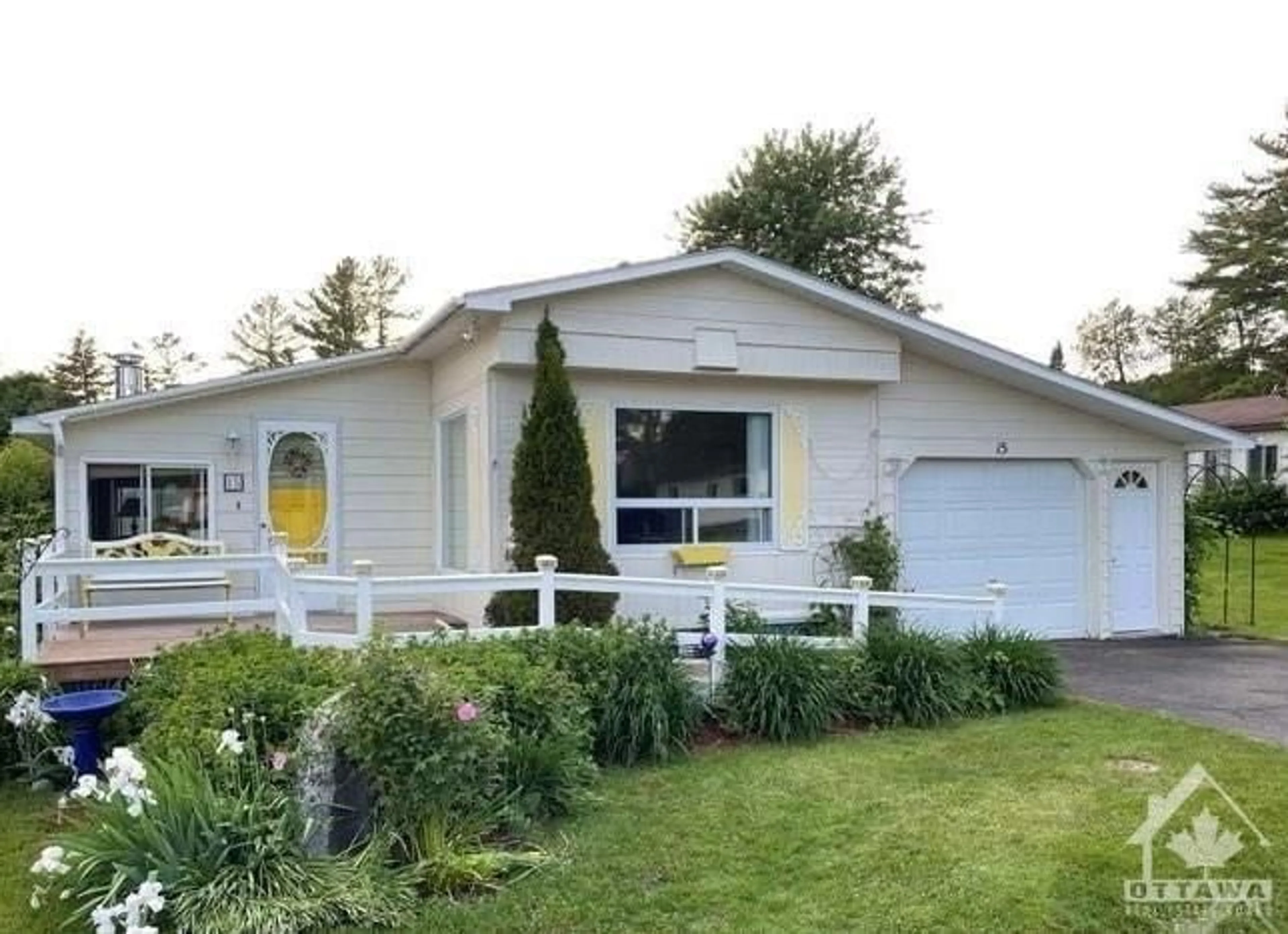 Home with vinyl exterior material for 15 EVERGREEN Lane, White Lake Ontario K0A 3L0