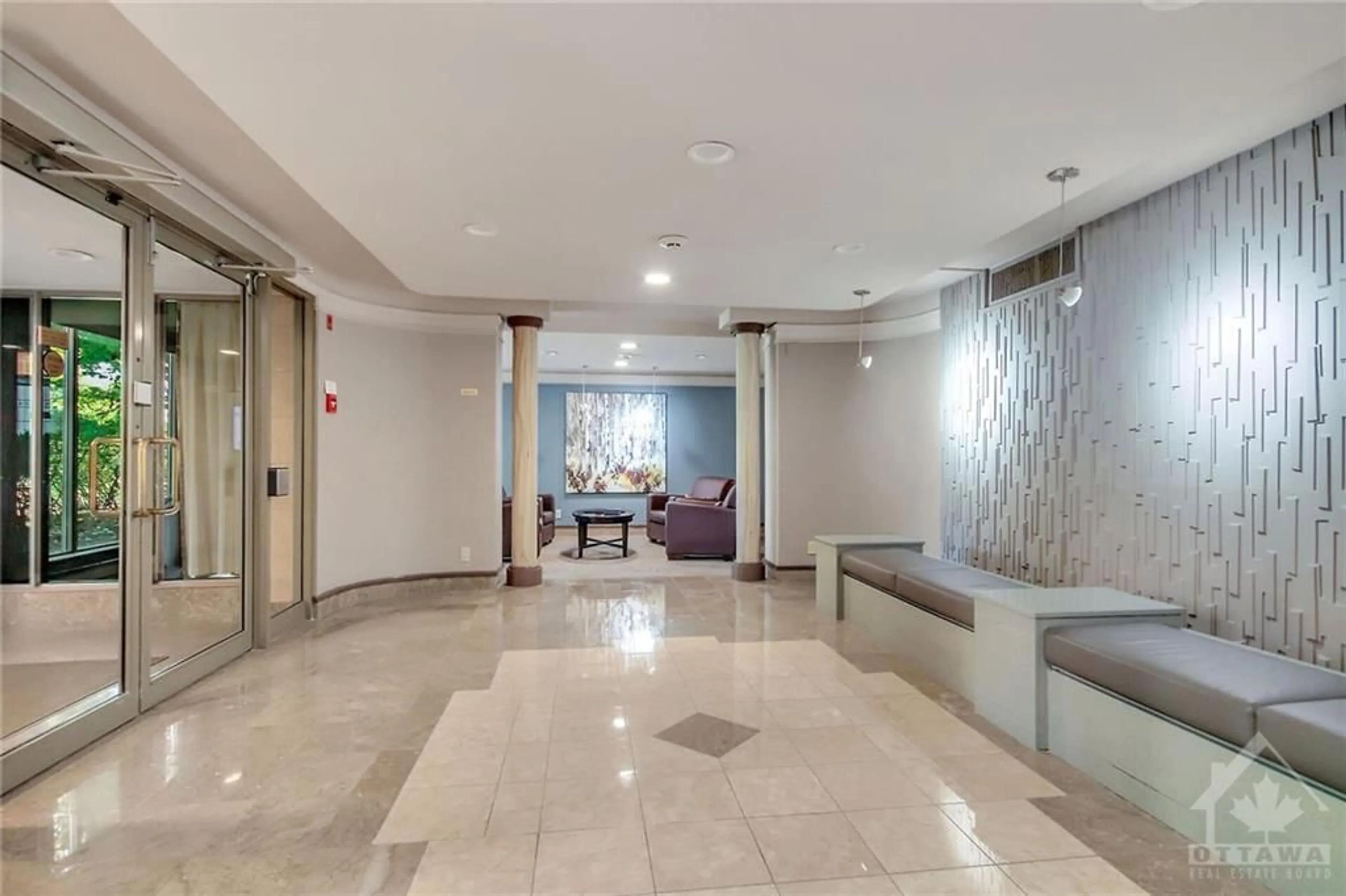 Indoor lobby, unknown floor for 100 GRANT CARMAN Dr #706, Ottawa Ontario K2E 8B8