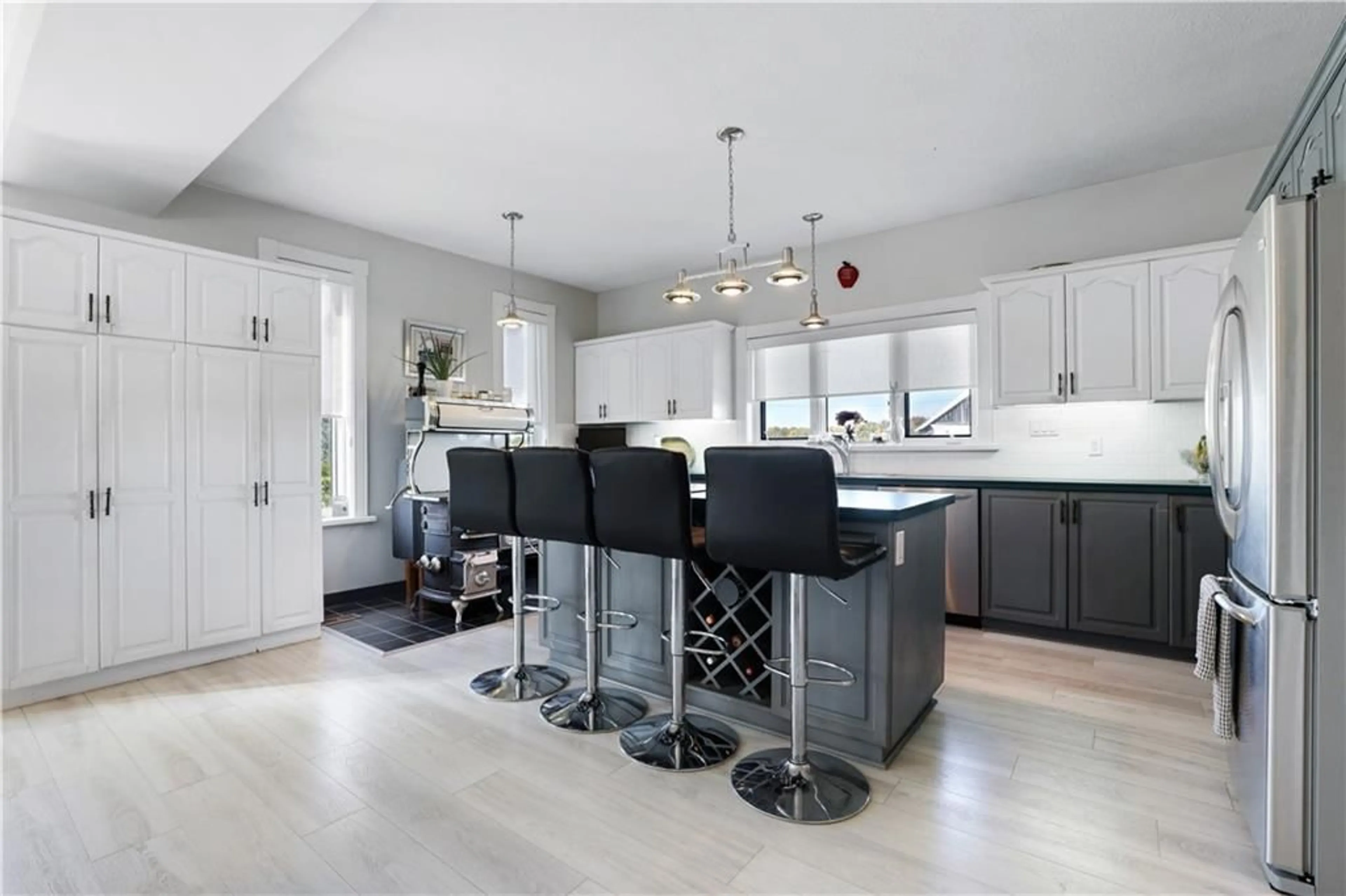 Contemporary kitchen, wood floors, cottage for 704 CLIFFORD SIDE Rd, Renfrew Ontario K7V 3Z4