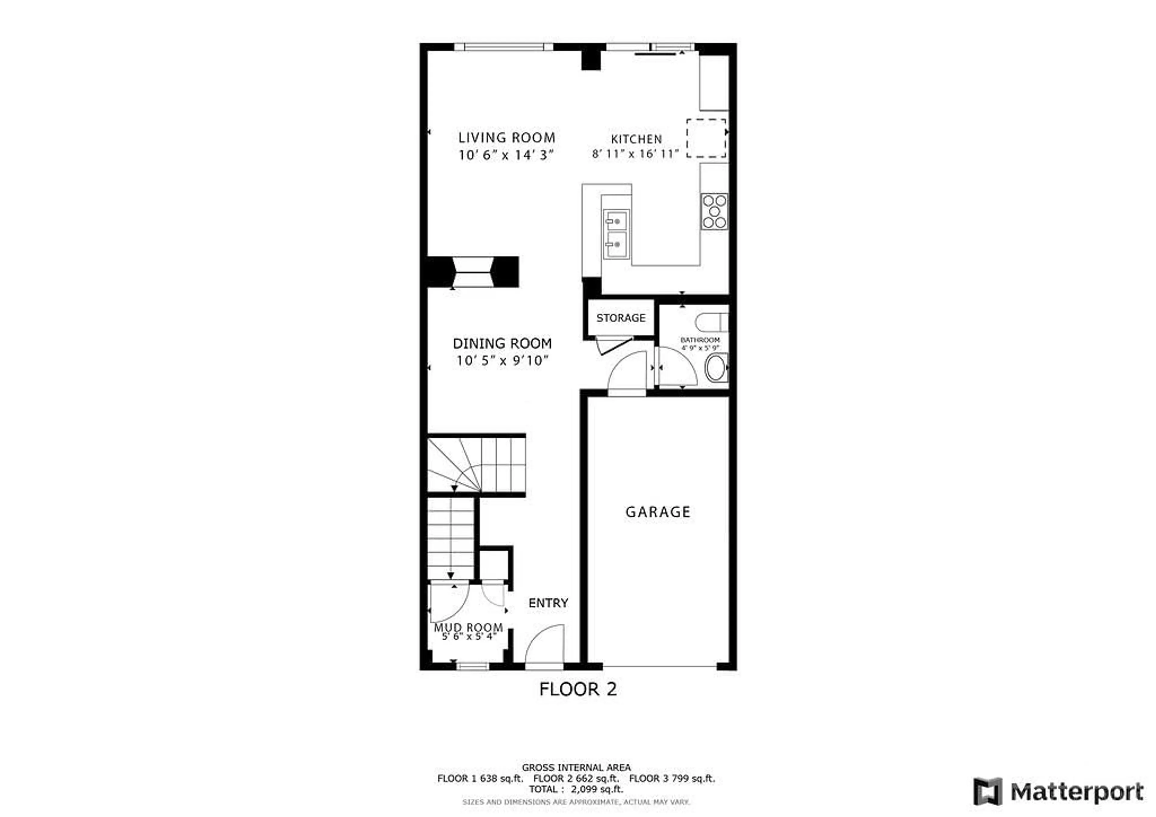 Floor plan for 627 MONARDIA Way, Ottawa Ontario K4A 1C8