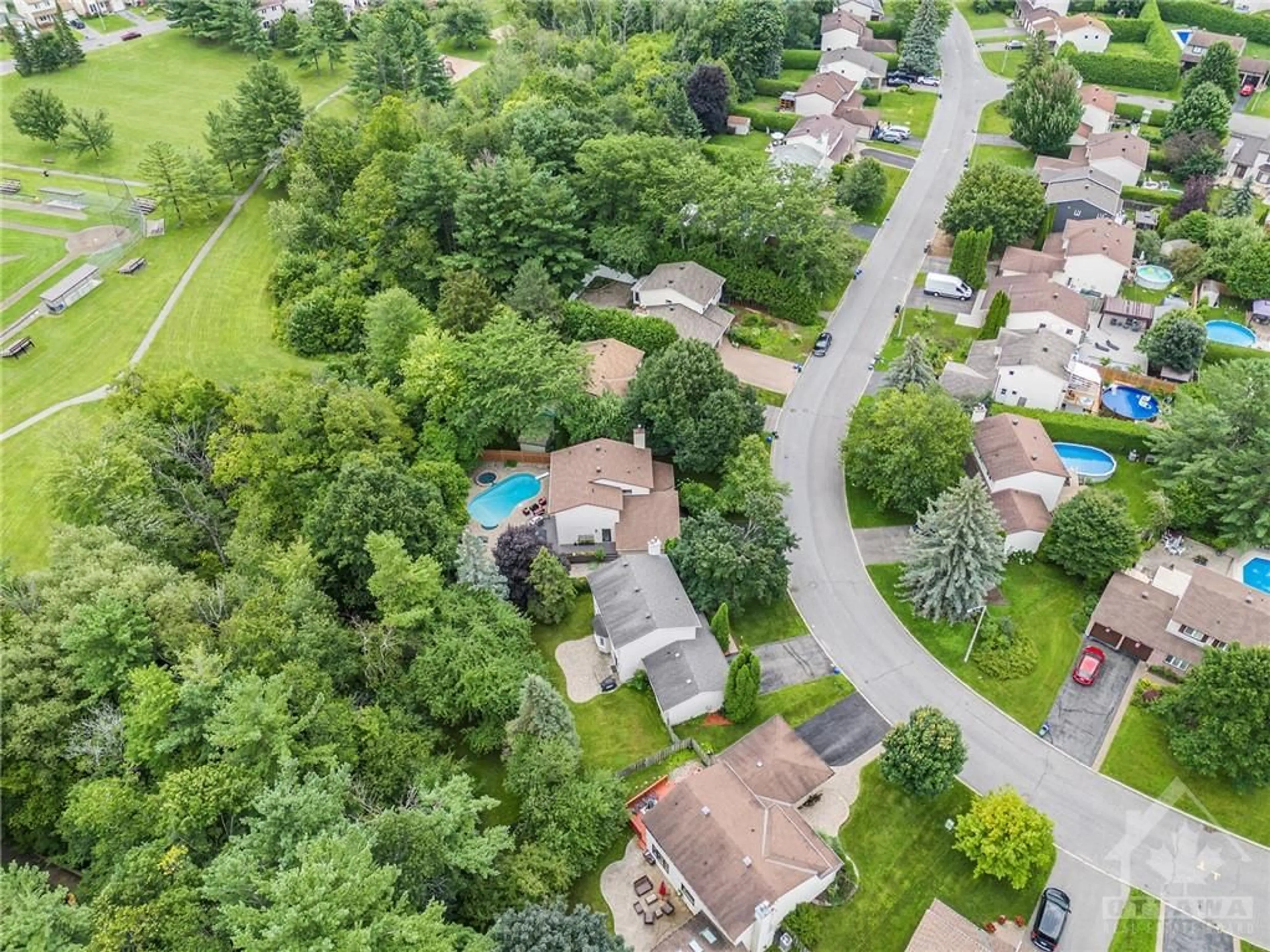 Frontside or backside of a home, the street view for 1797 DES ARBRES St, Orleans Ontario K1E 2T7