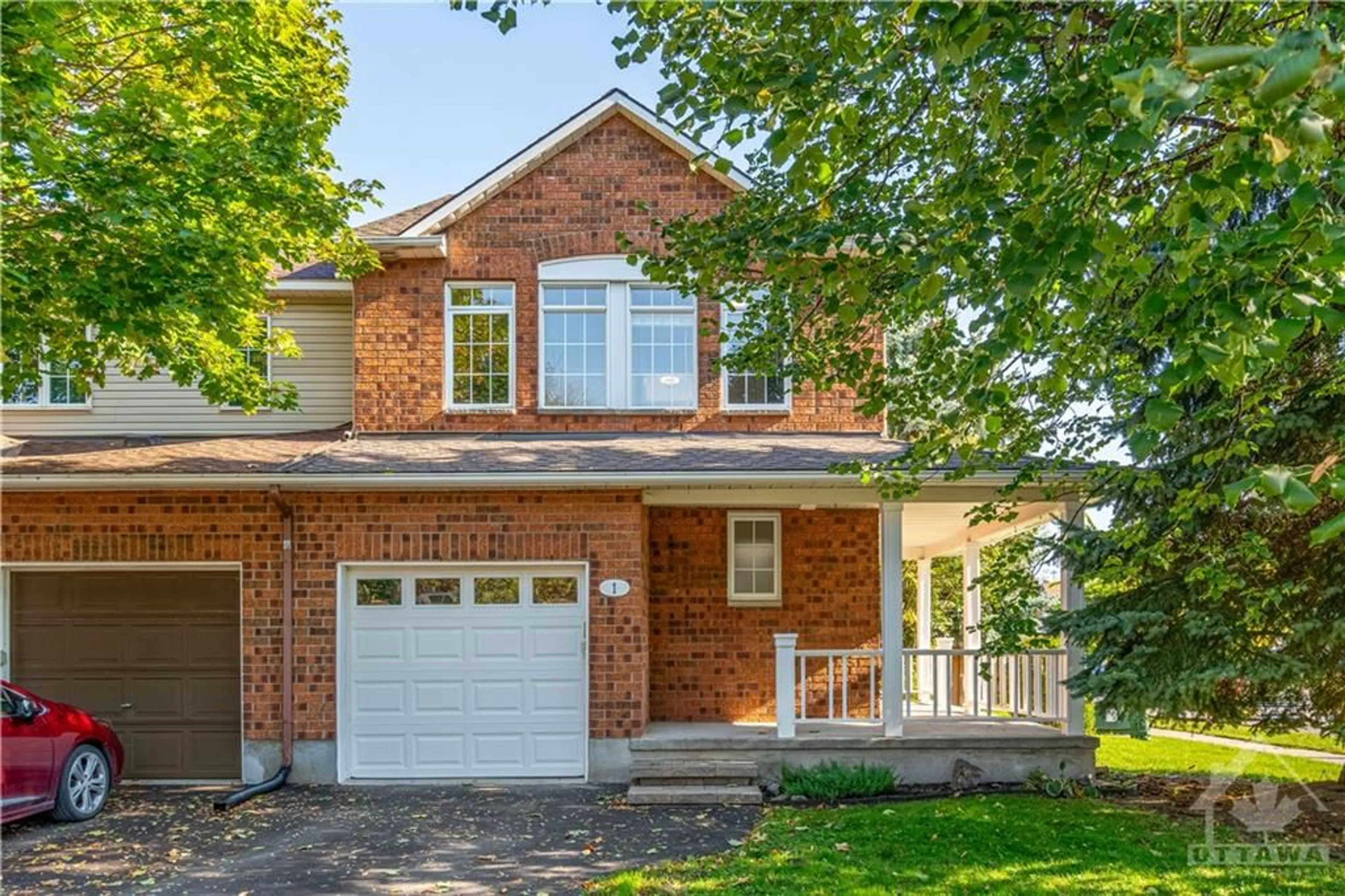 Home with brick exterior material for 1 CAMBRAY Lane, Ottawa Ontario K2K 3C2