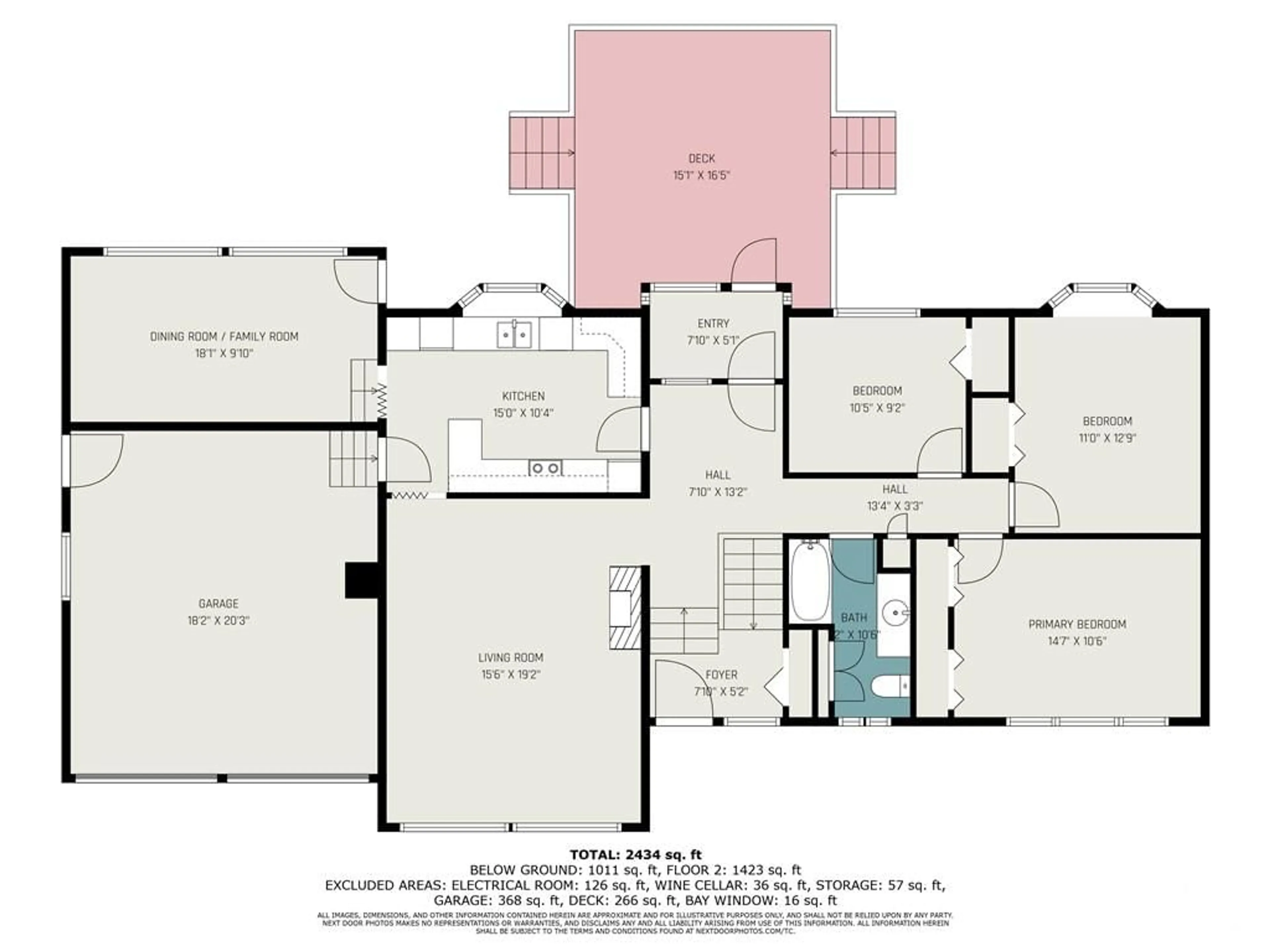 Floor plan for 5 DEERLANE Ave, Ottawa Ontario K2E 6W7