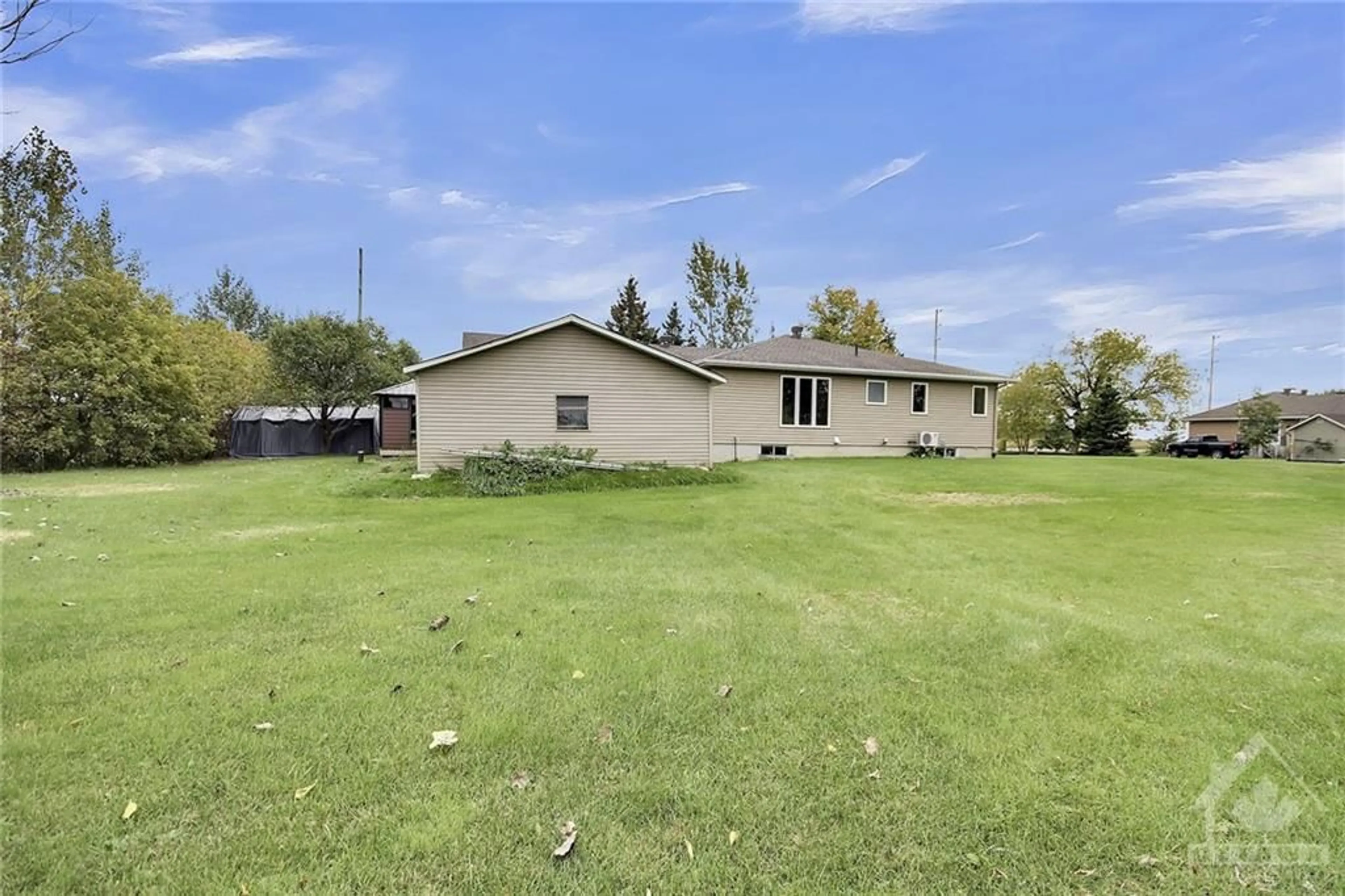 Frontside or backside of a home, the fenced backyard for 8441 MITCH OWENS Rd, Ottawa Ontario K0A 1V0