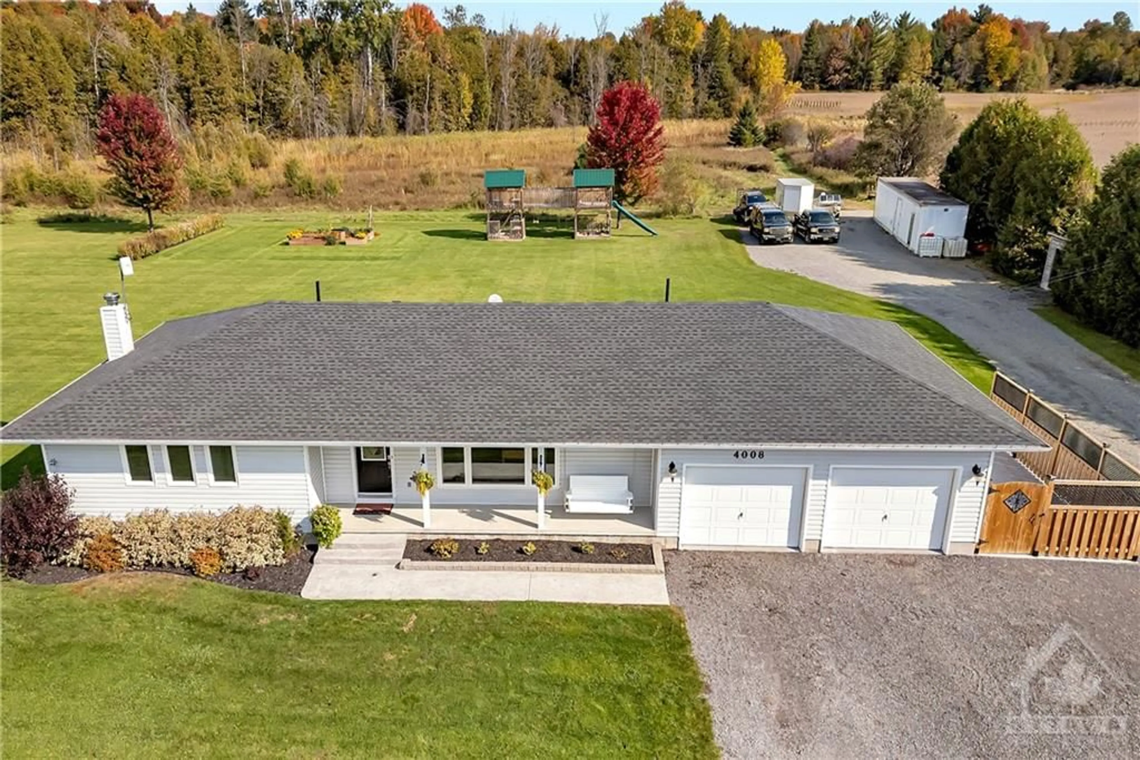 Frontside or backside of a home, cottage for 4008 MOHRS Rd, Kinburn Ontario K0A 2H0