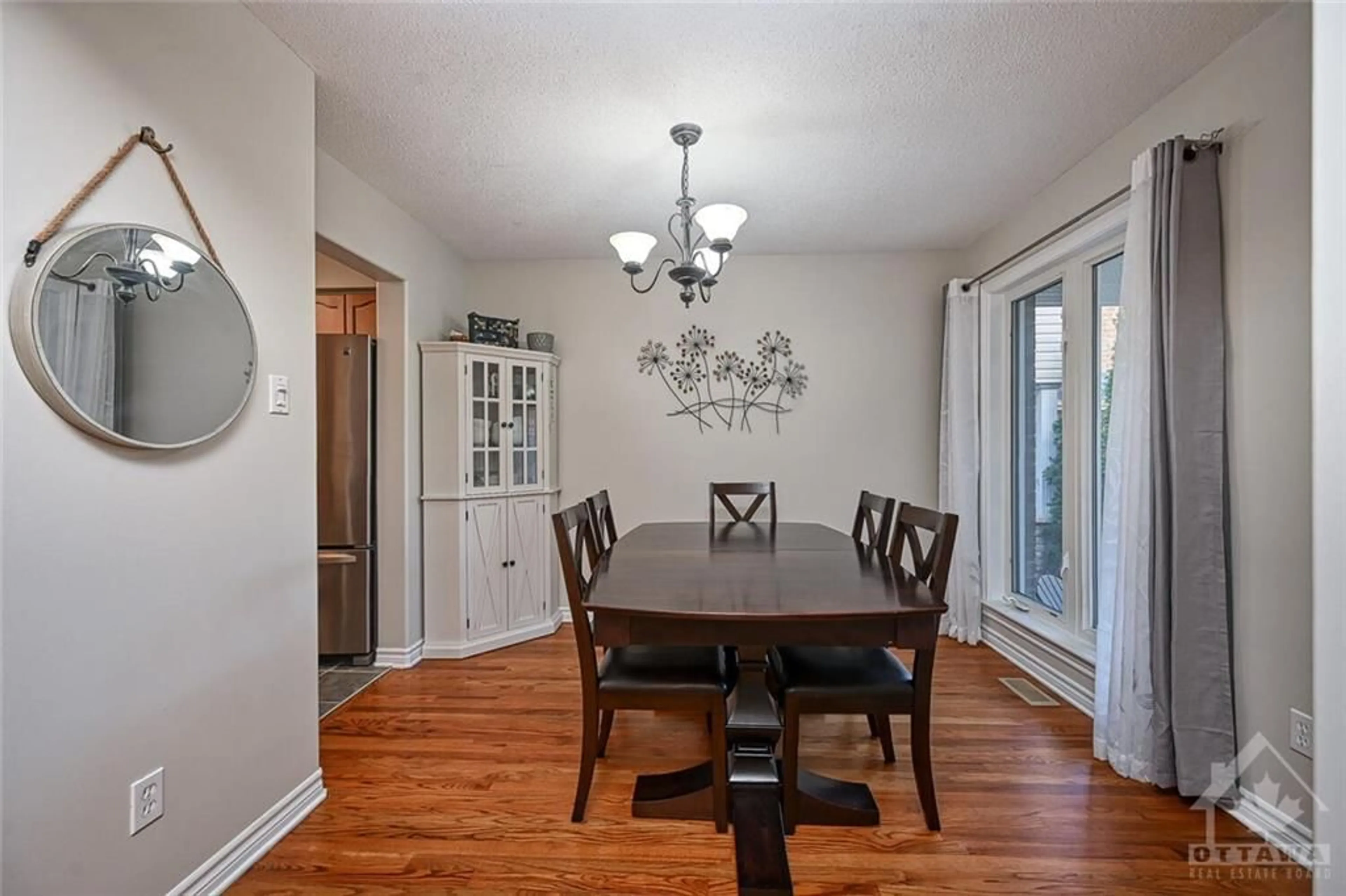 Dining room, wood floors, cottage for 111 TALLTREE Cres, Ottawa Ontario K2S 0A9