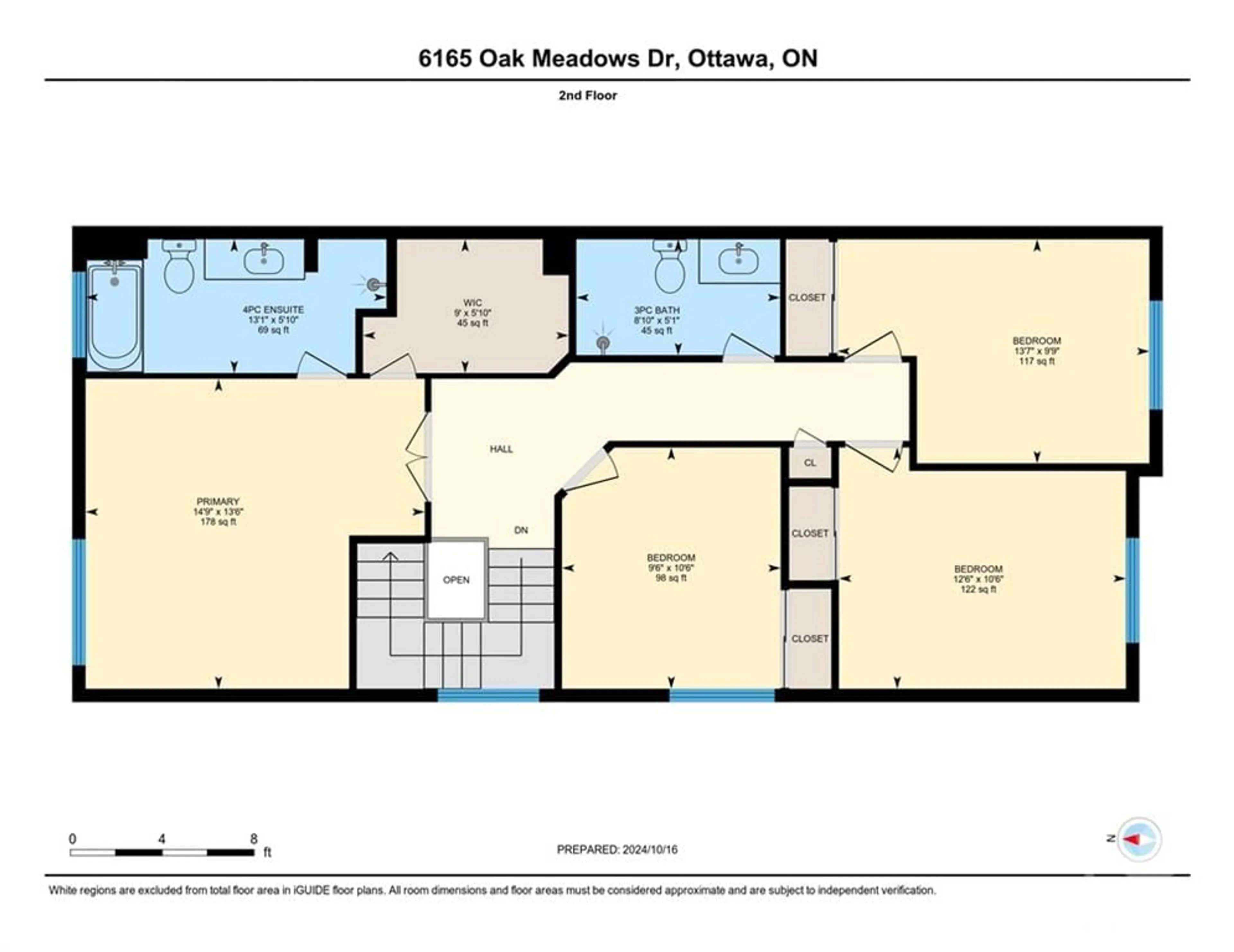 Floor plan for 6165 OAK MEADOWS Dr, Ottawa Ontario K1C 7G8